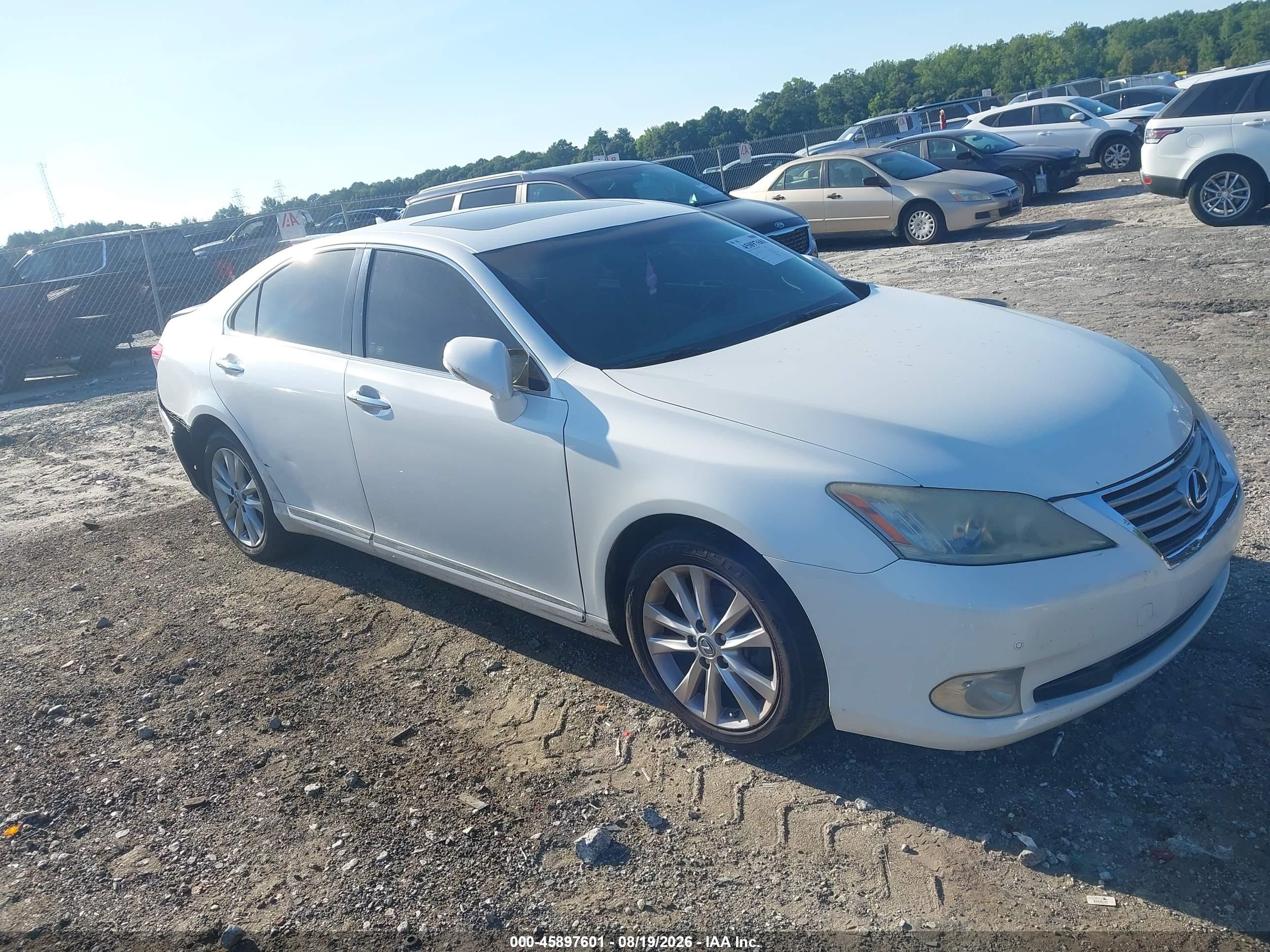 2011 Lexus Es 350 Белый vin: JTHBK1EG5B2469878
