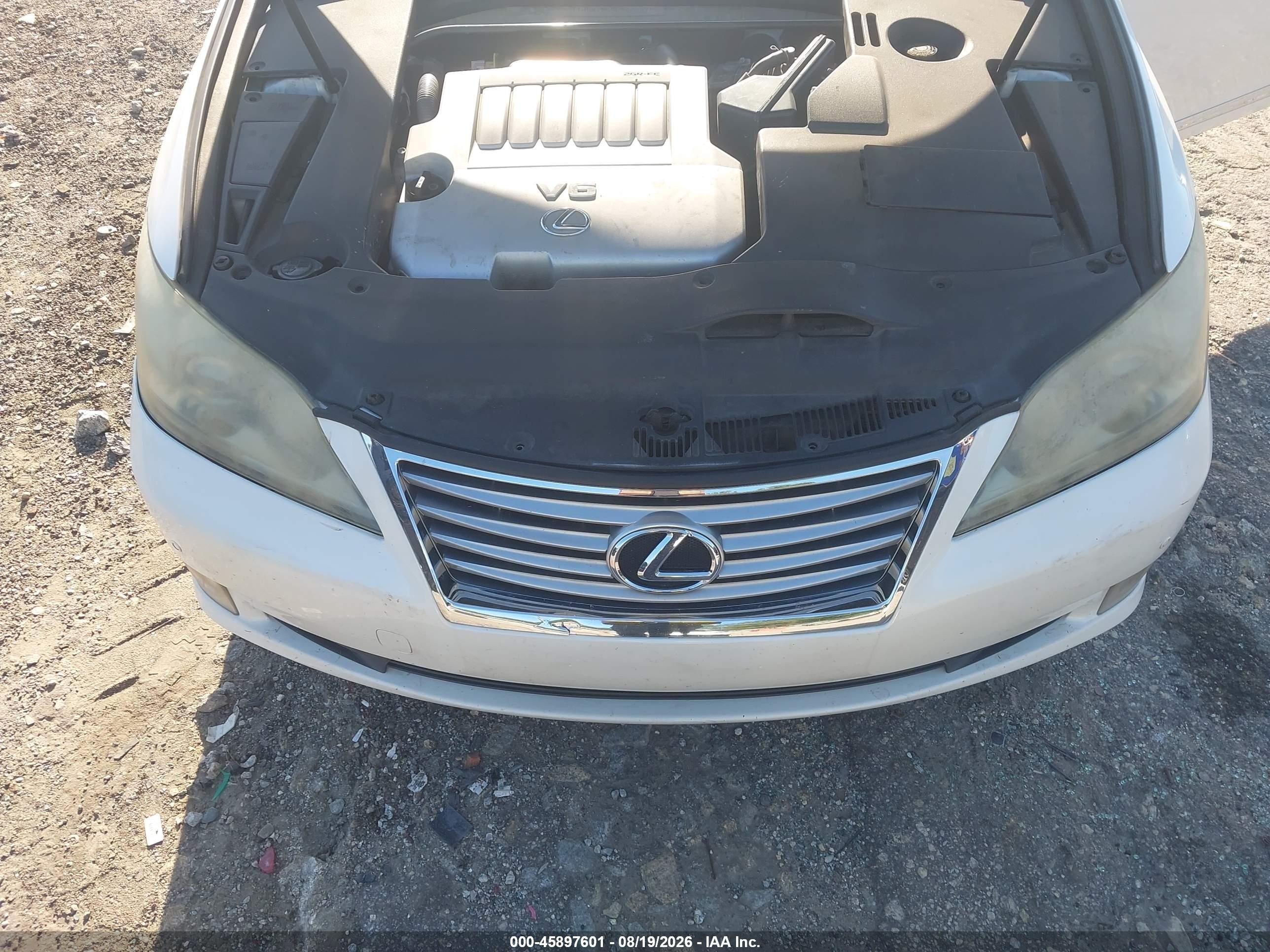 2011 Lexus Es 350 Белый vin: JTHBK1EG5B2469878