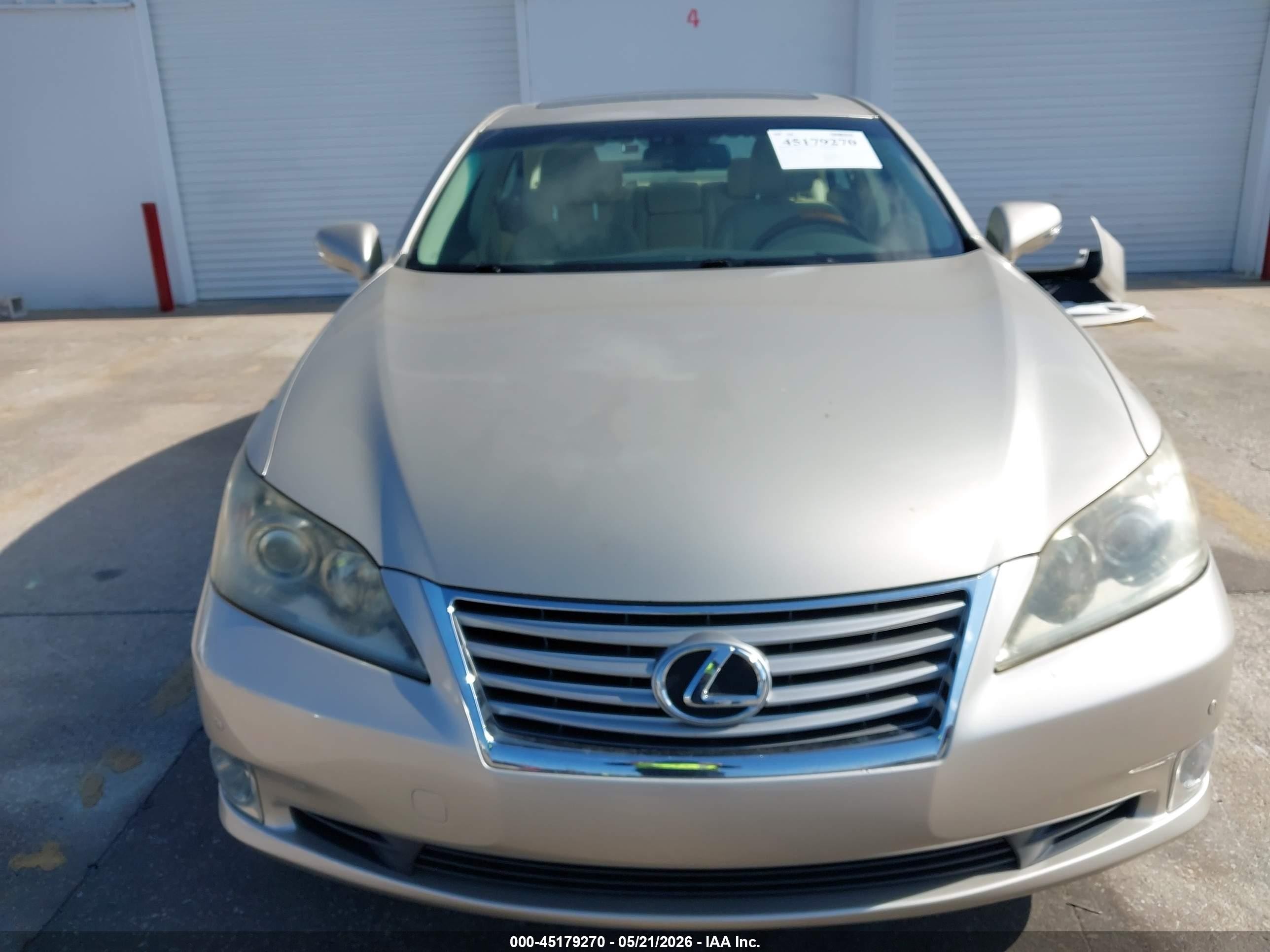 2012 Lexus Es 350 Gold vin: JTHBK1EG5C2474077