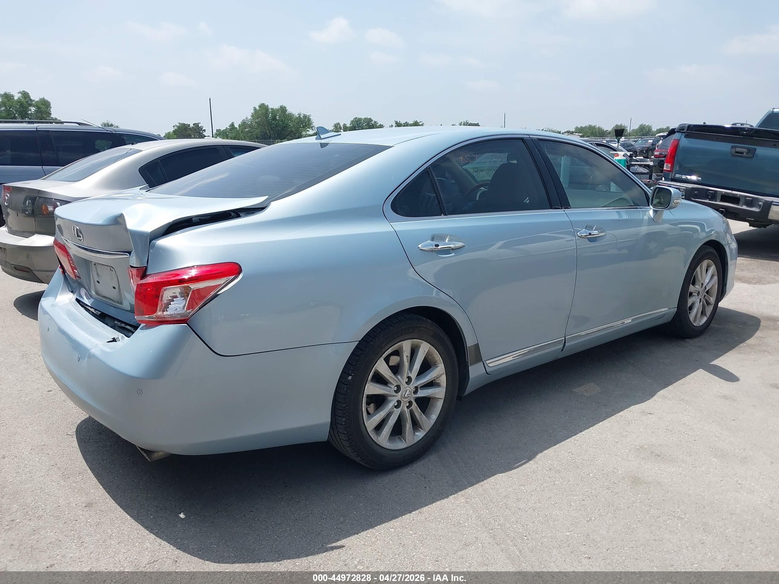 2012 Lexus Es 350   Light Blue vin: JTHBK1EG5C2475584