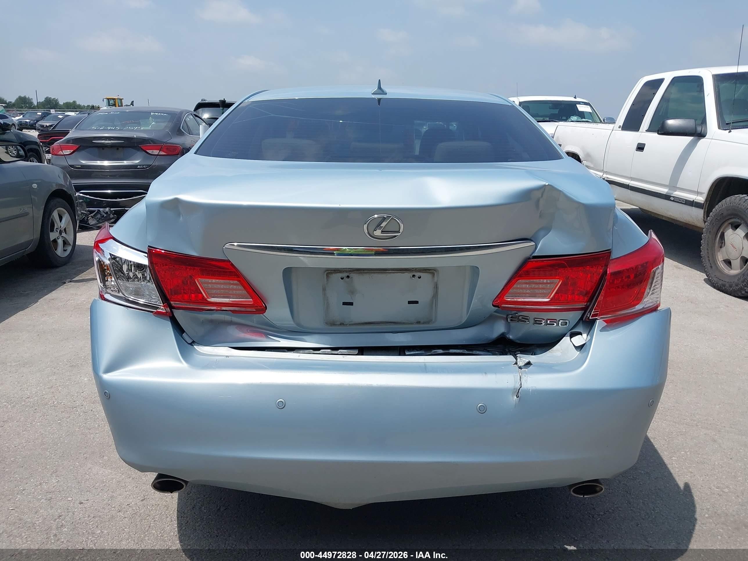 2012 Lexus Es 350   Light Blue vin: JTHBK1EG5C2475584