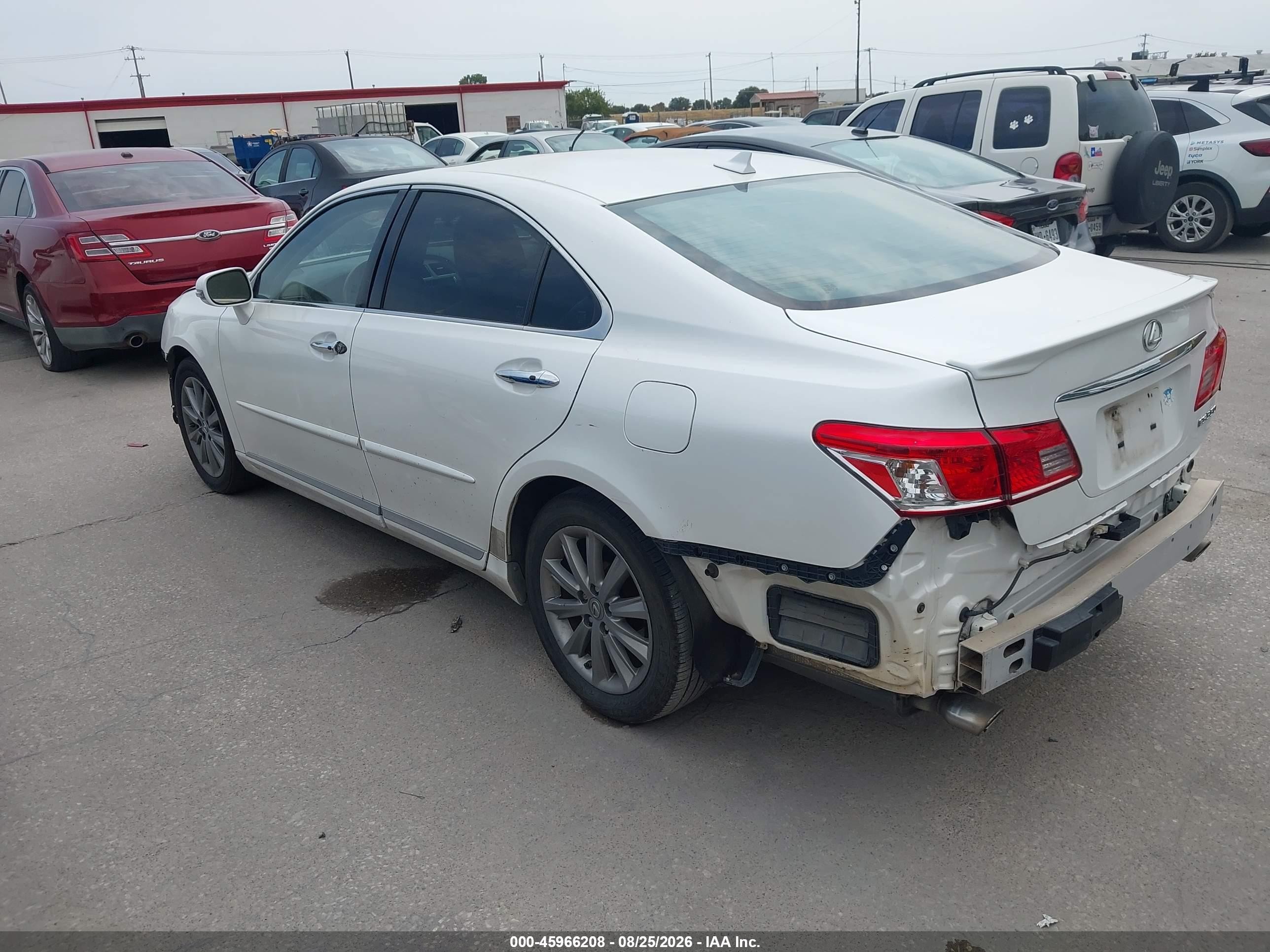 2012 Lexus Es 350   White vin: JTHBK1EG5C2476119