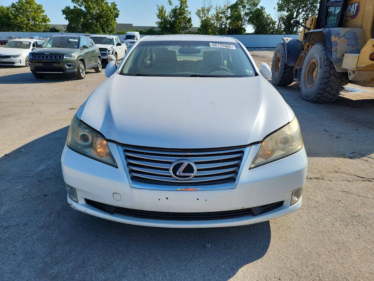 2012 Lexus Es 350 White vin: JTHBK1EG5C2478565
