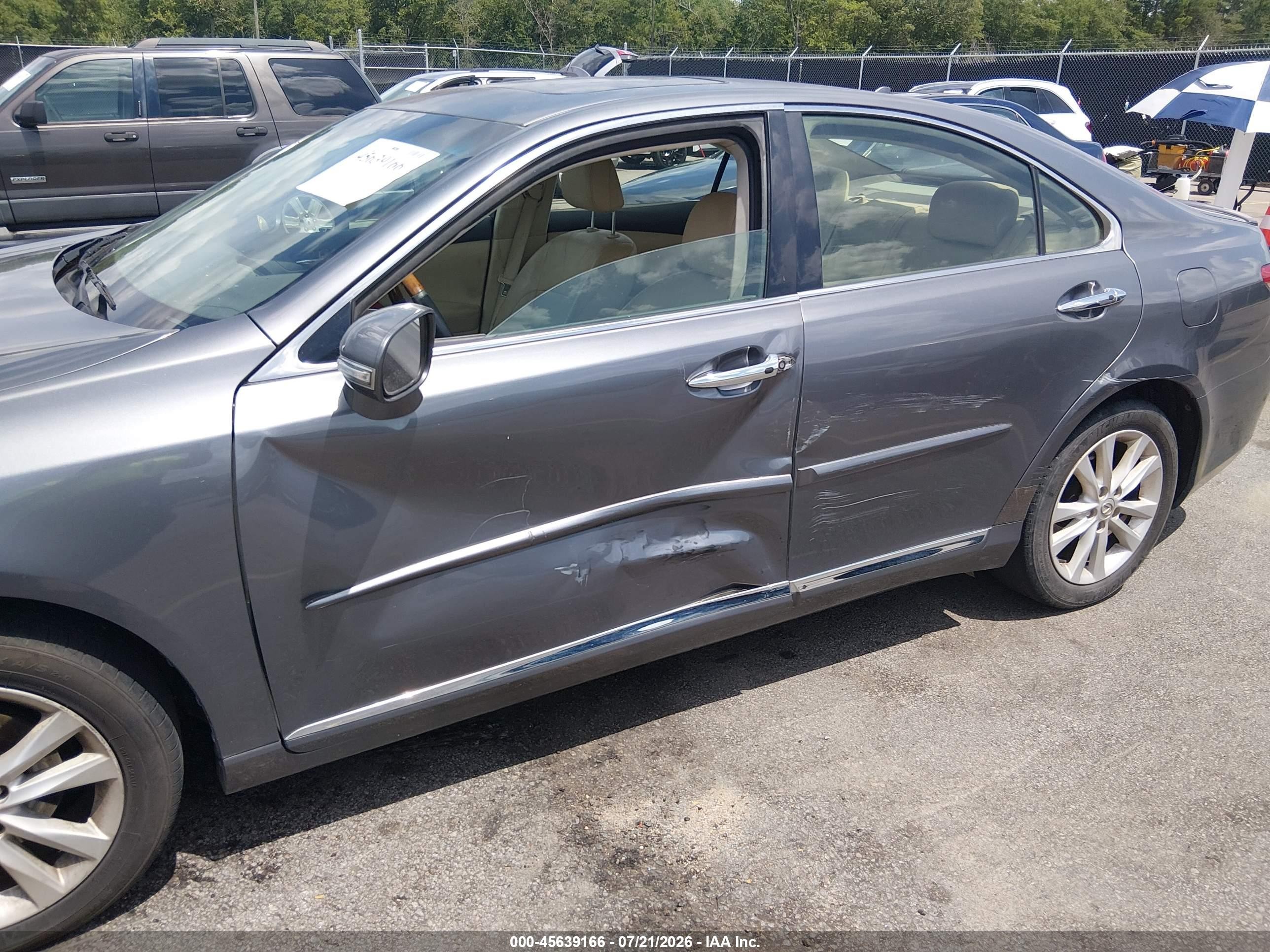 2012 Lexus Es 350 Gray vin: JTHBK1EG5C2491445