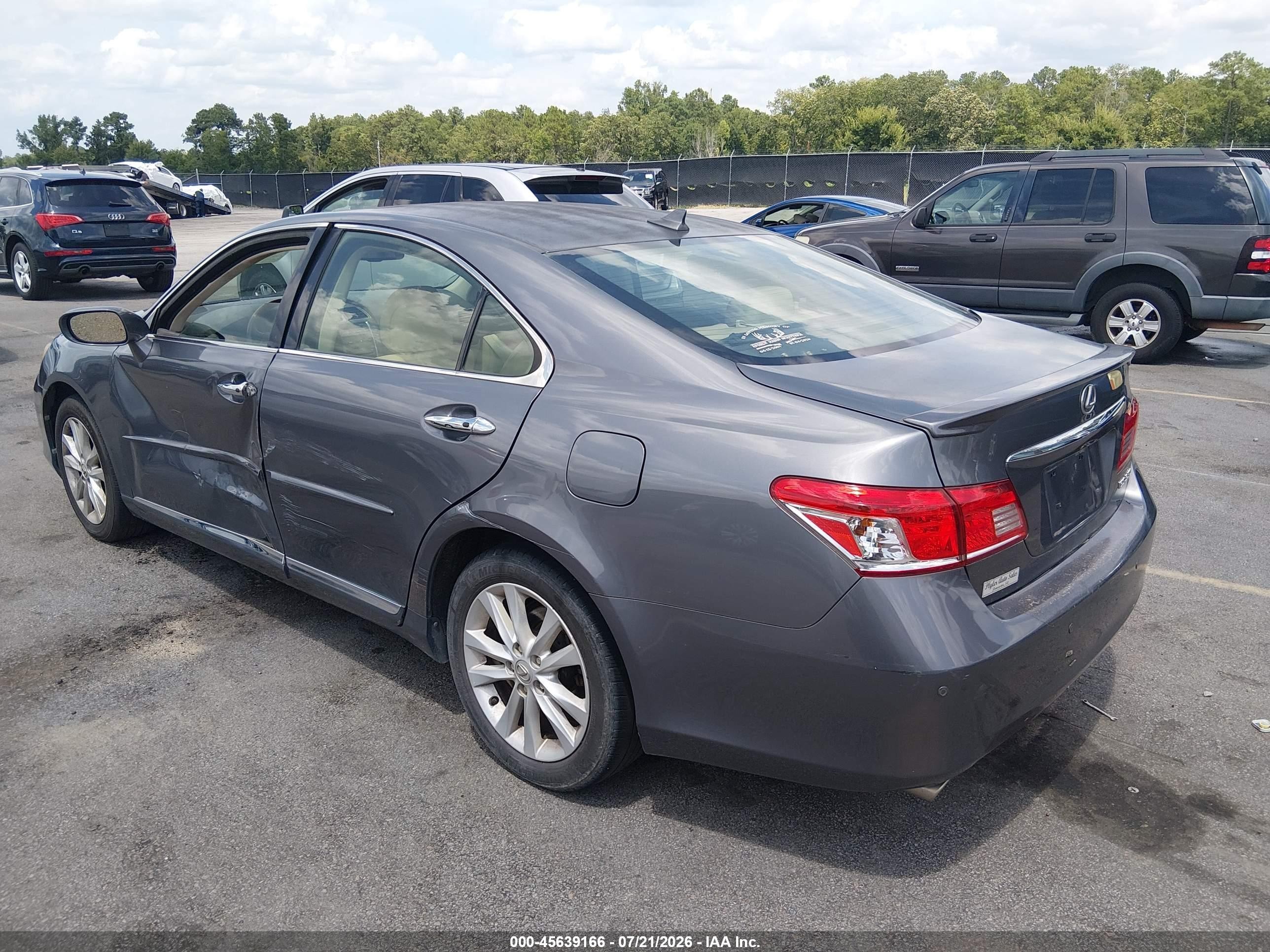 2012 Lexus Es 350 Gray vin: JTHBK1EG5C2491445