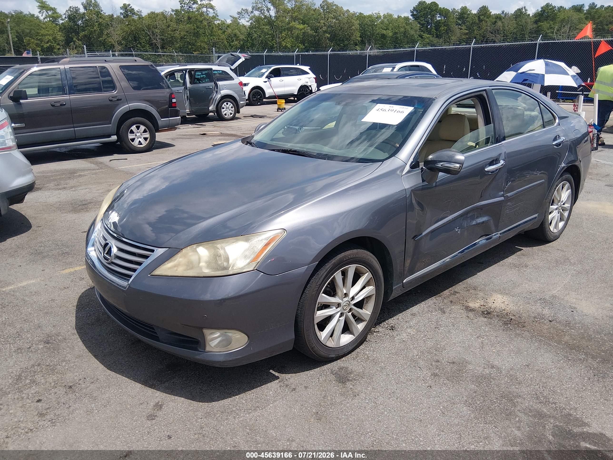 2012 Lexus Es 350 Gray vin: JTHBK1EG5C2491445
