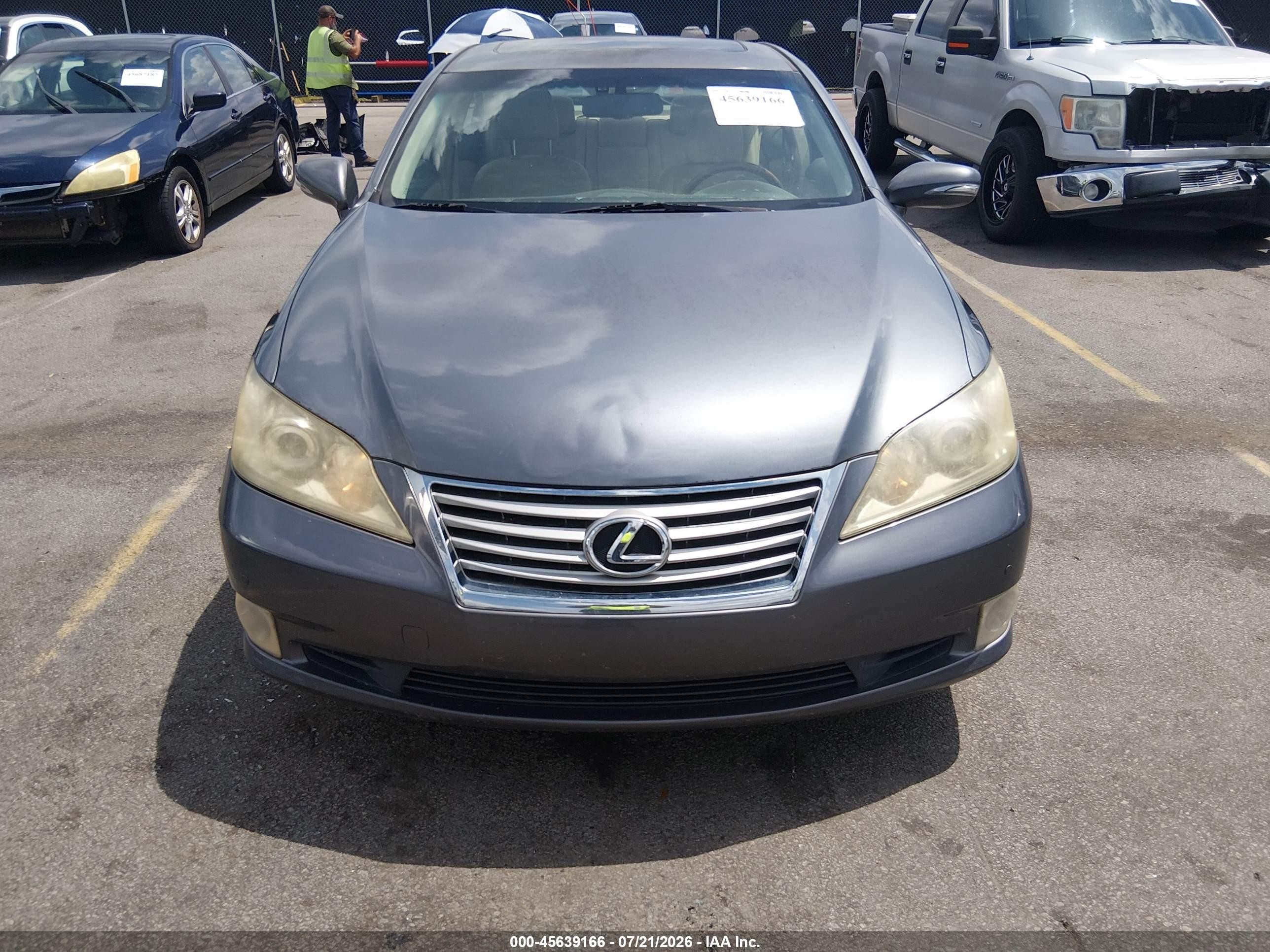 2012 Lexus Es 350 Gray vin: JTHBK1EG5C2491445