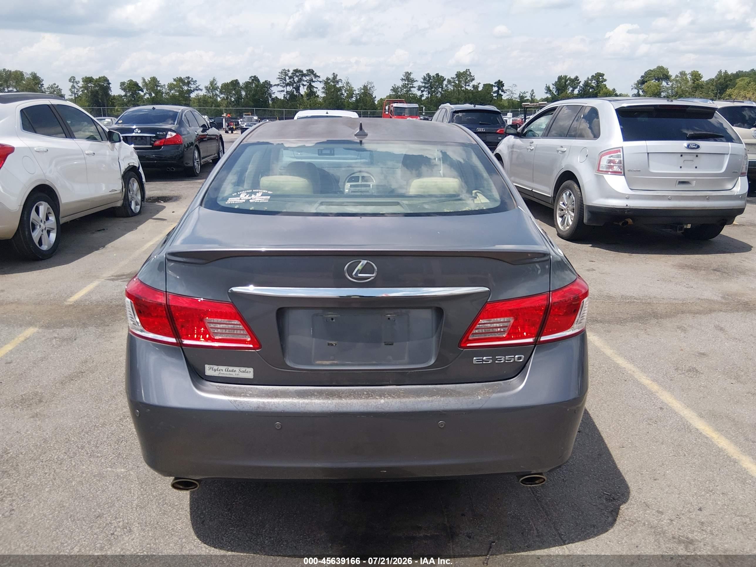 2012 Lexus Es 350 Gray vin: JTHBK1EG5C2491445