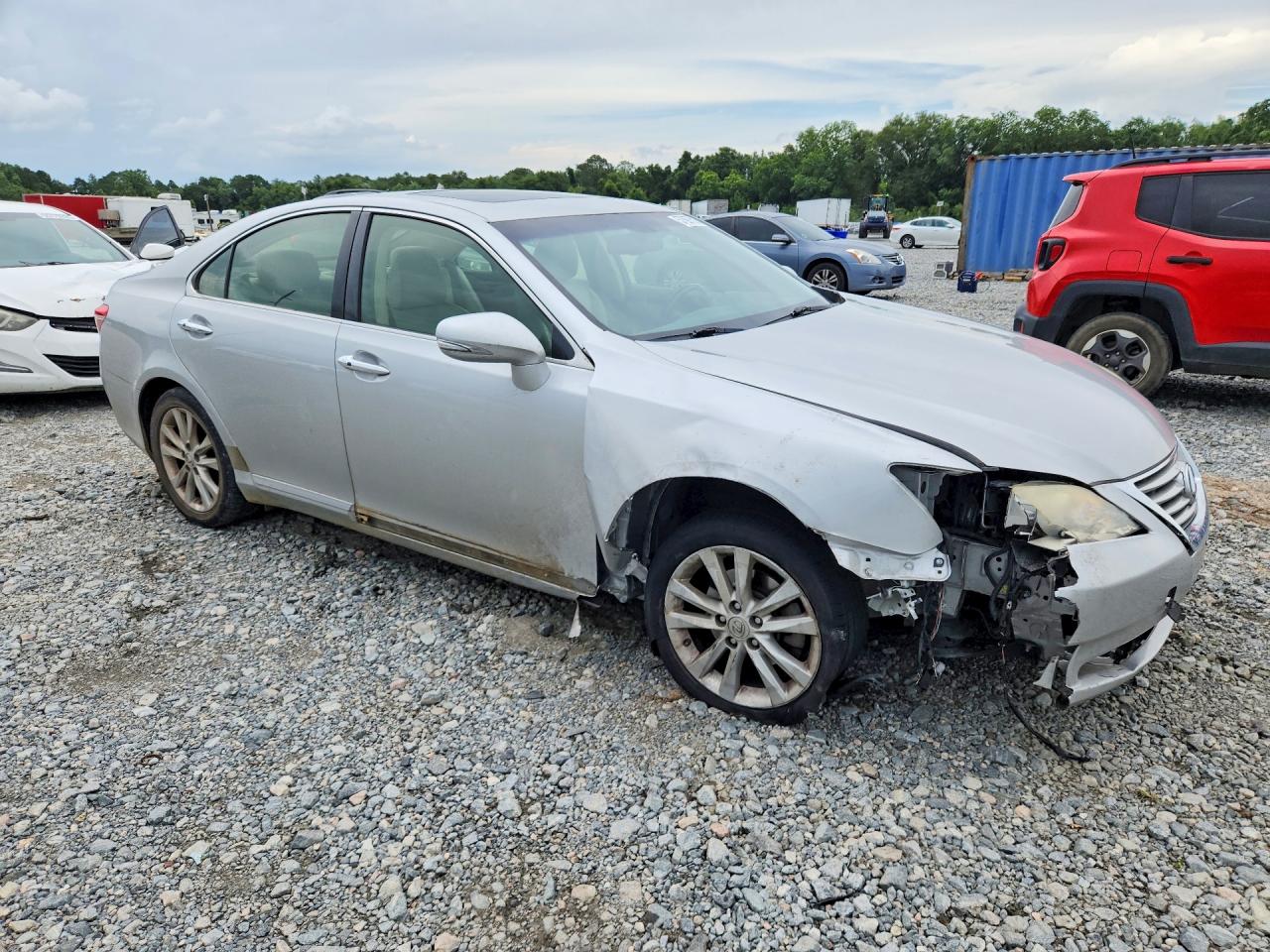 2012 Lexus Es 350 Silver vin: JTHBK1EG5C2493549