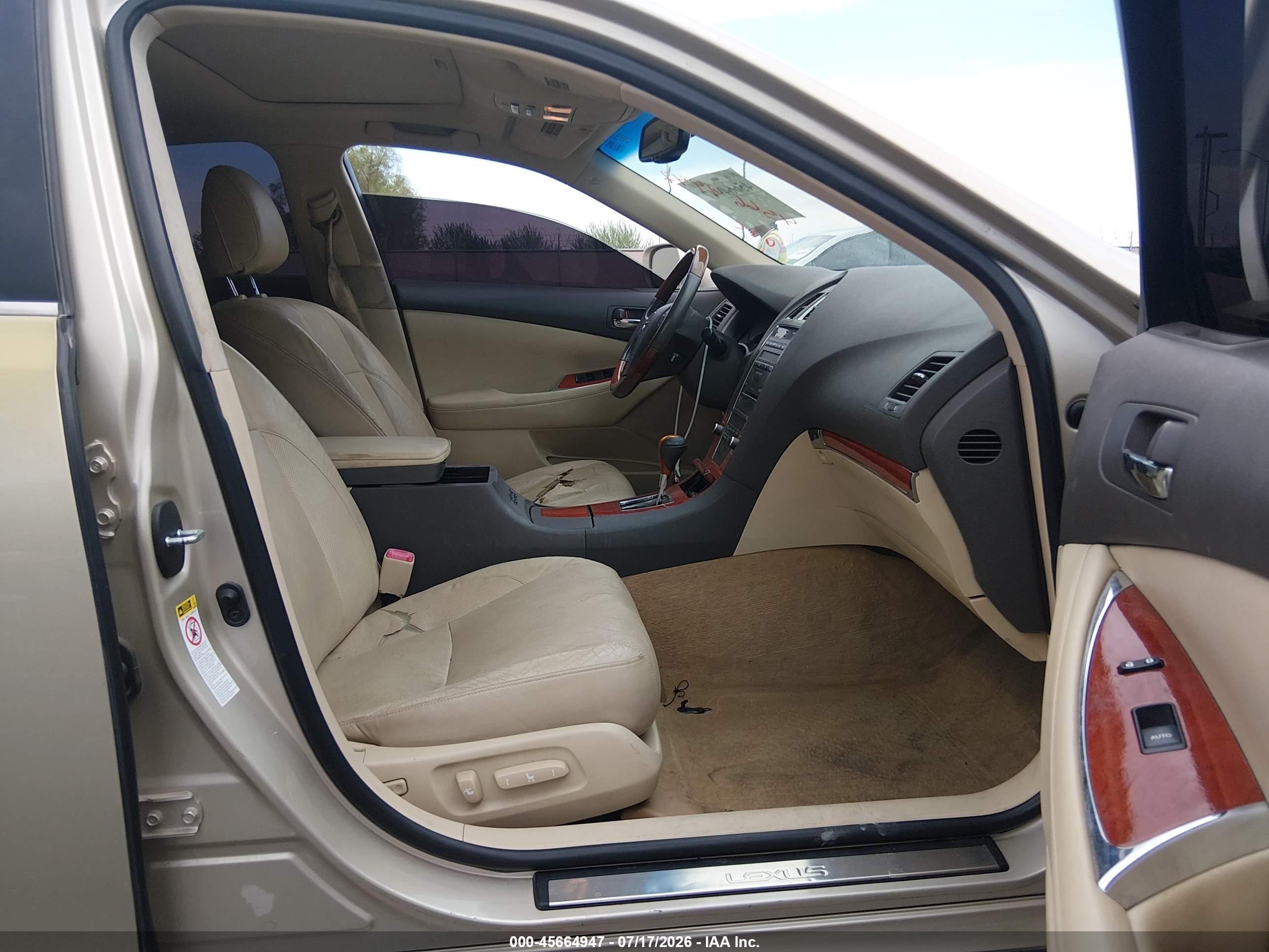 2012 Lexus Es 350 Gold vin: JTHBK1EG5C2507899