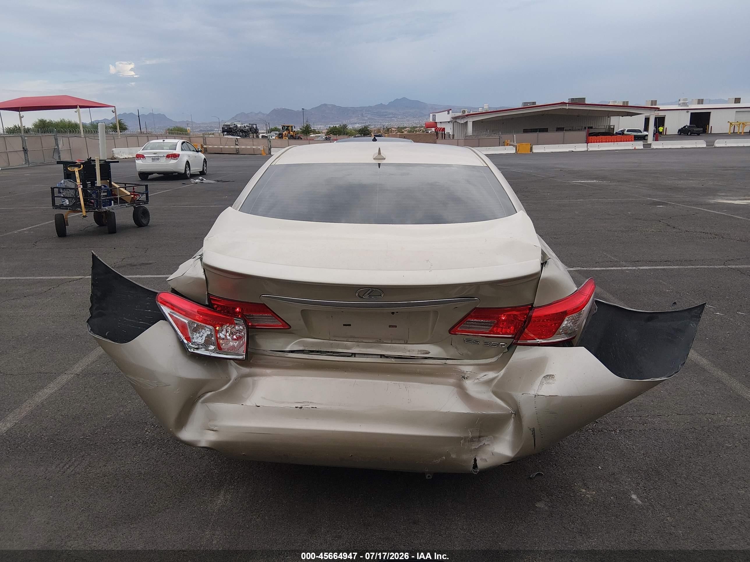 2012 Lexus Es 350 Gold vin: JTHBK1EG5C2507899