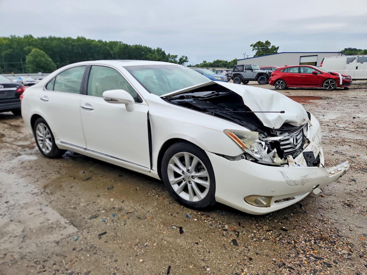 2010 Lexus Es 350 Белый vin: JTHBK1EG6A2356178