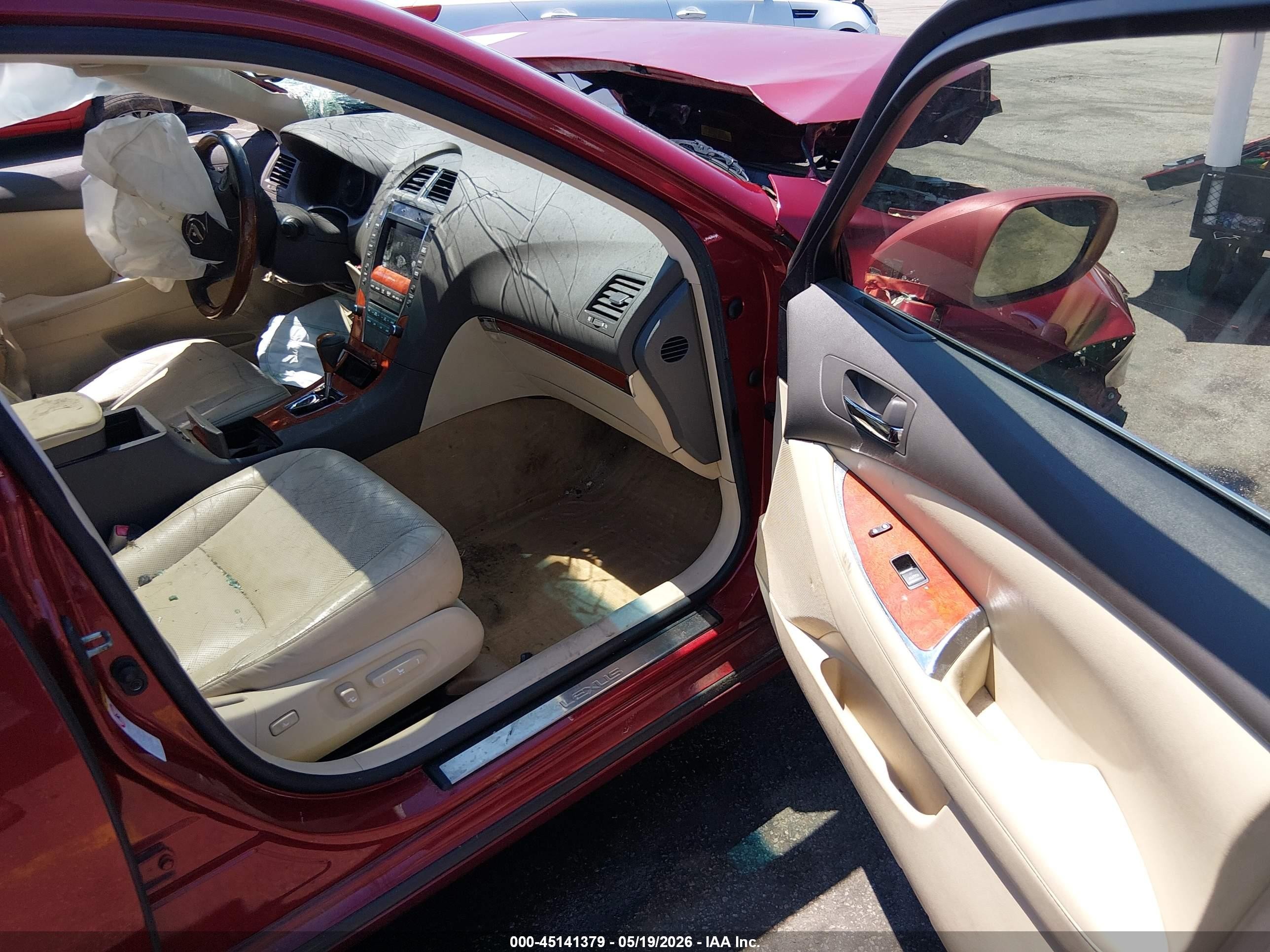 2010 Lexus Es 350   Burgundy vin: JTHBK1EG6A2358982