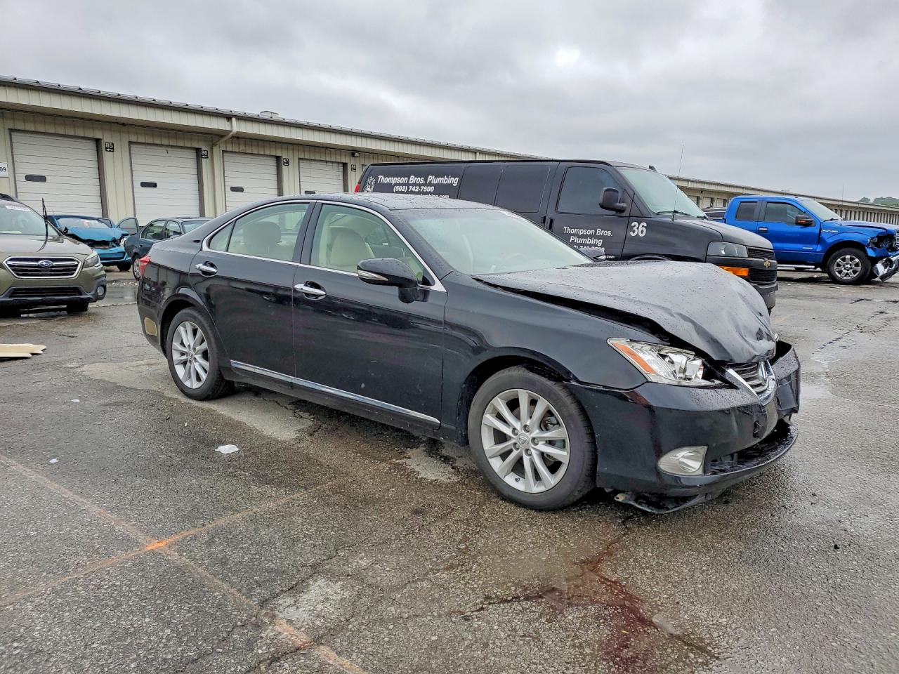 2010 Lexus Es 350 Black vin: JTHBK1EG6A2361817