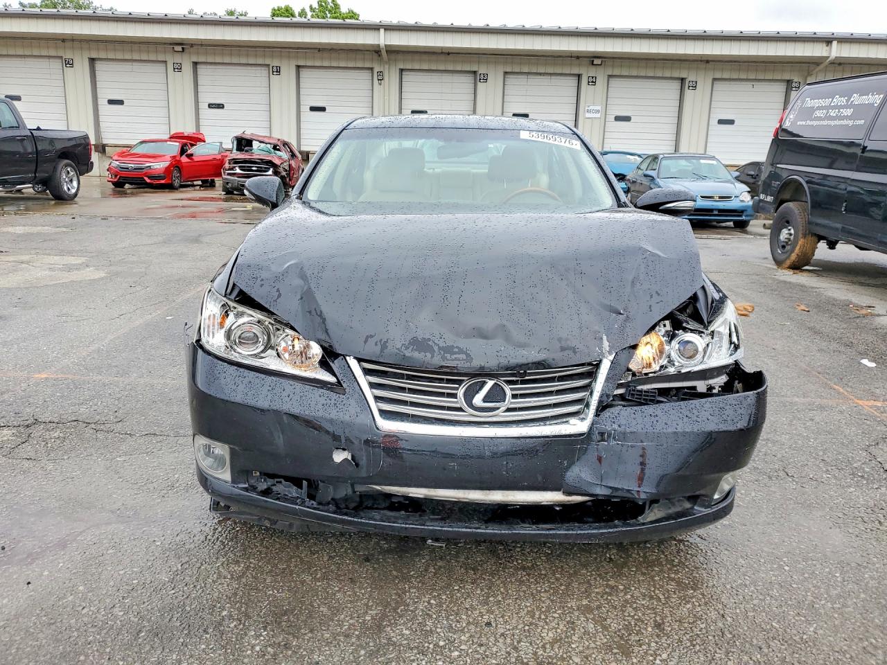 2010 Lexus Es 350 Black vin: JTHBK1EG6A2361817