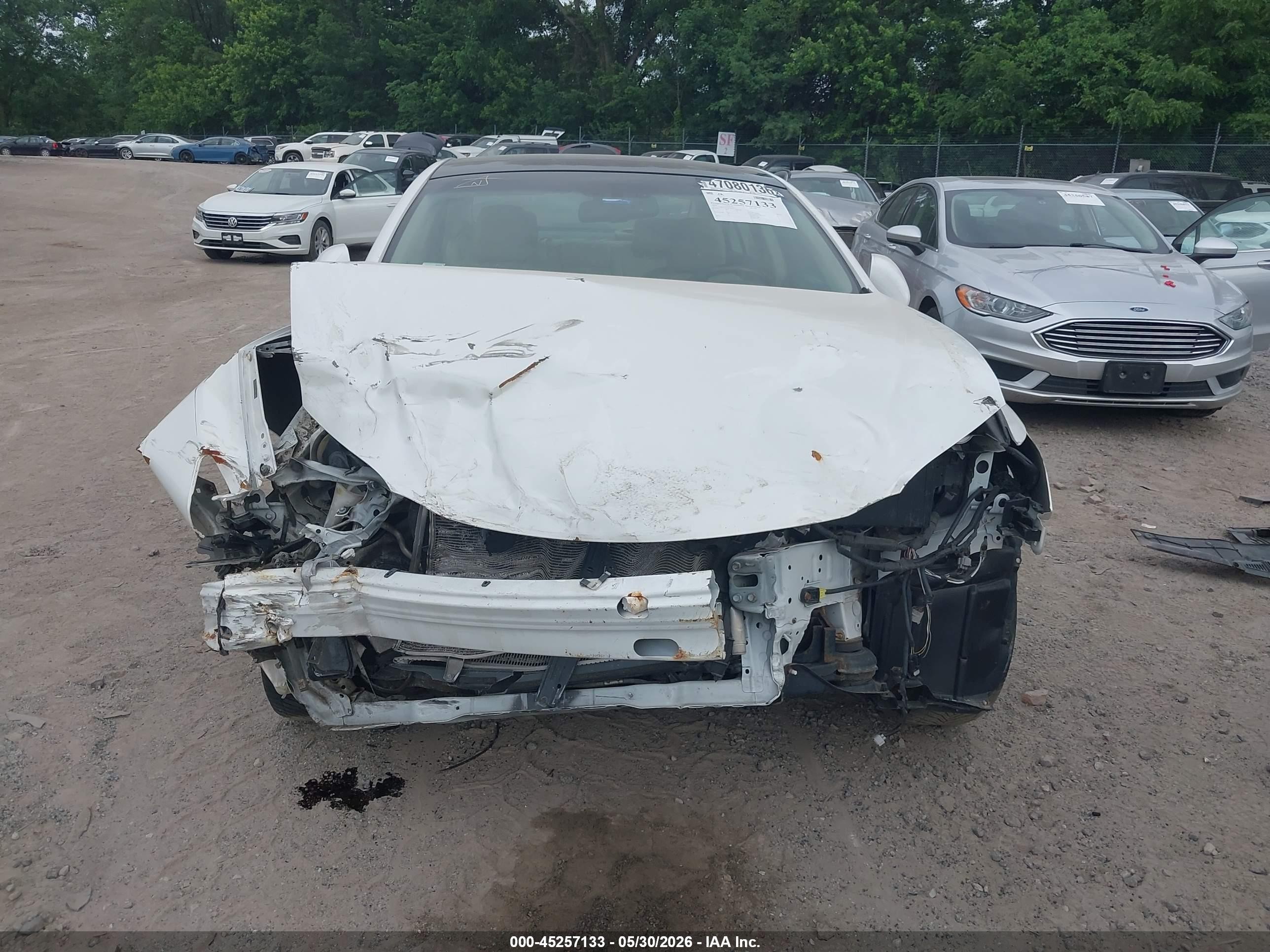 2010 Lexus Es 350 White vin: JTHBK1EG6A2372817