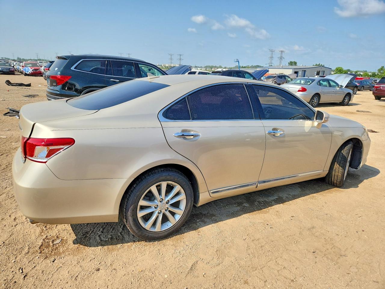 2010 Lexus Es 350 Золотой vin: JTHBK1EG6A2389276