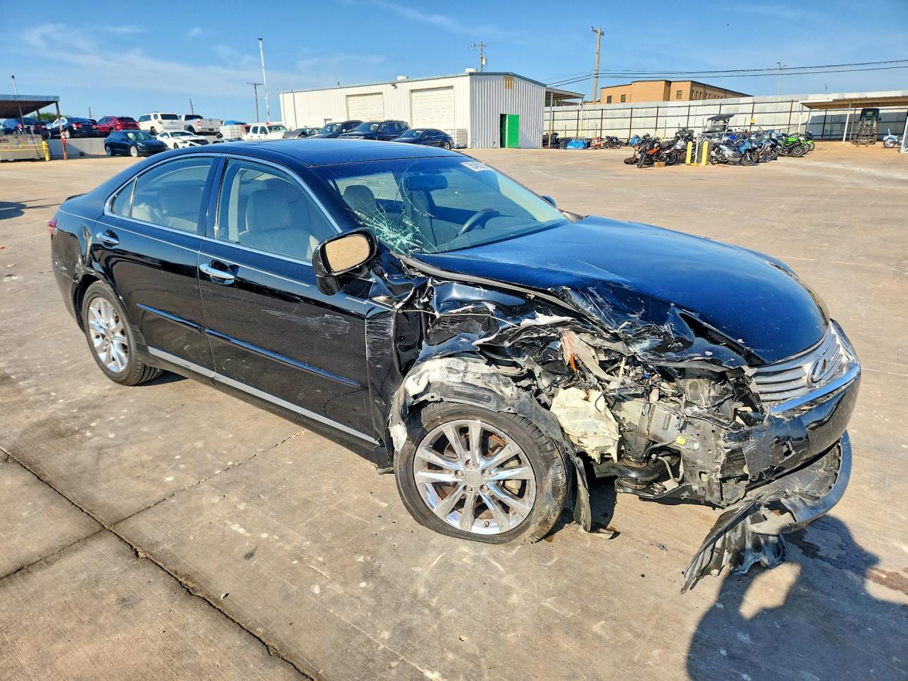 2010 Lexus Es 350 Black vin: JTHBK1EG6A2408859