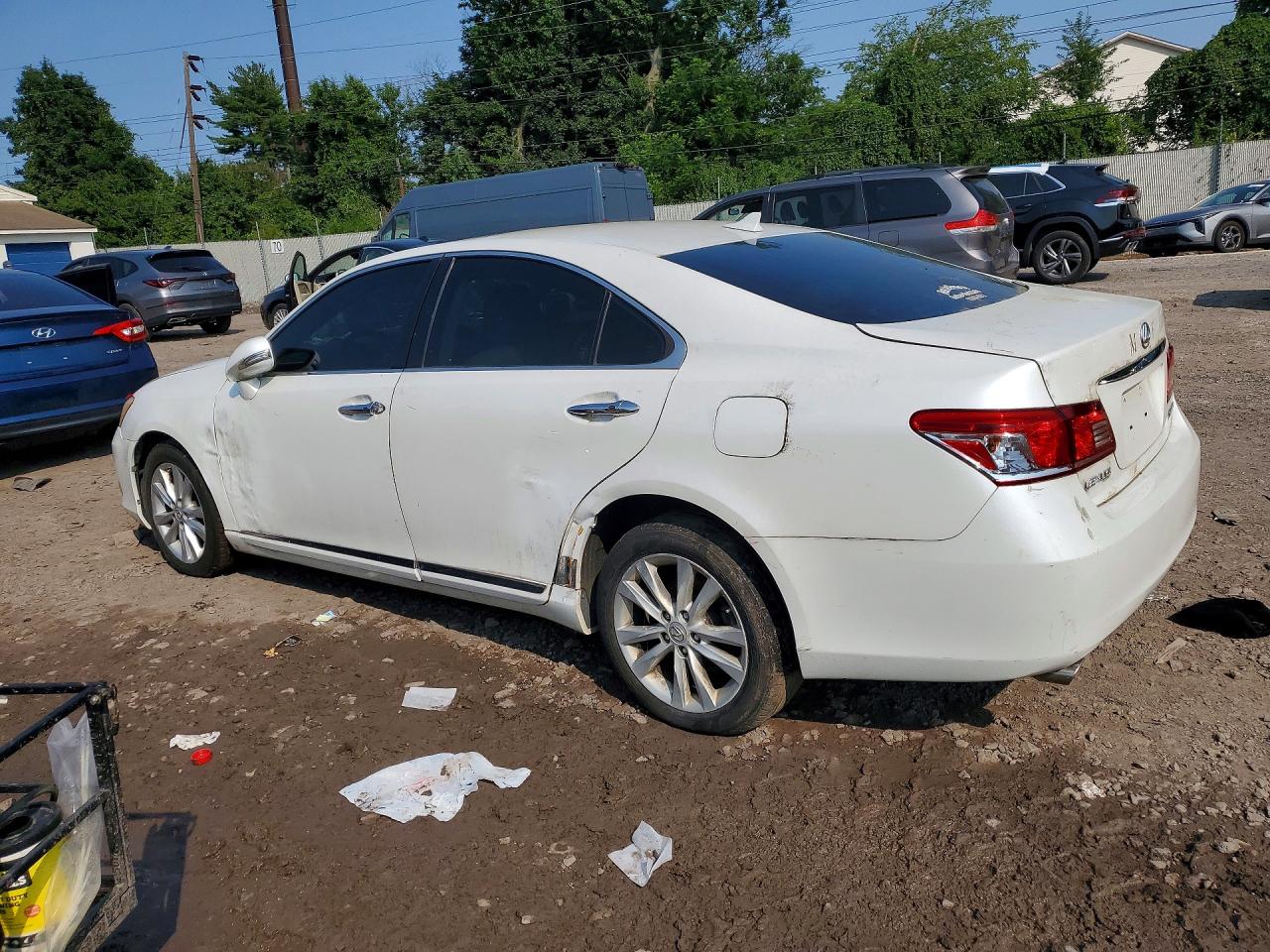 2010 Lexus Es 350 White vin: JTHBK1EG6A2413821