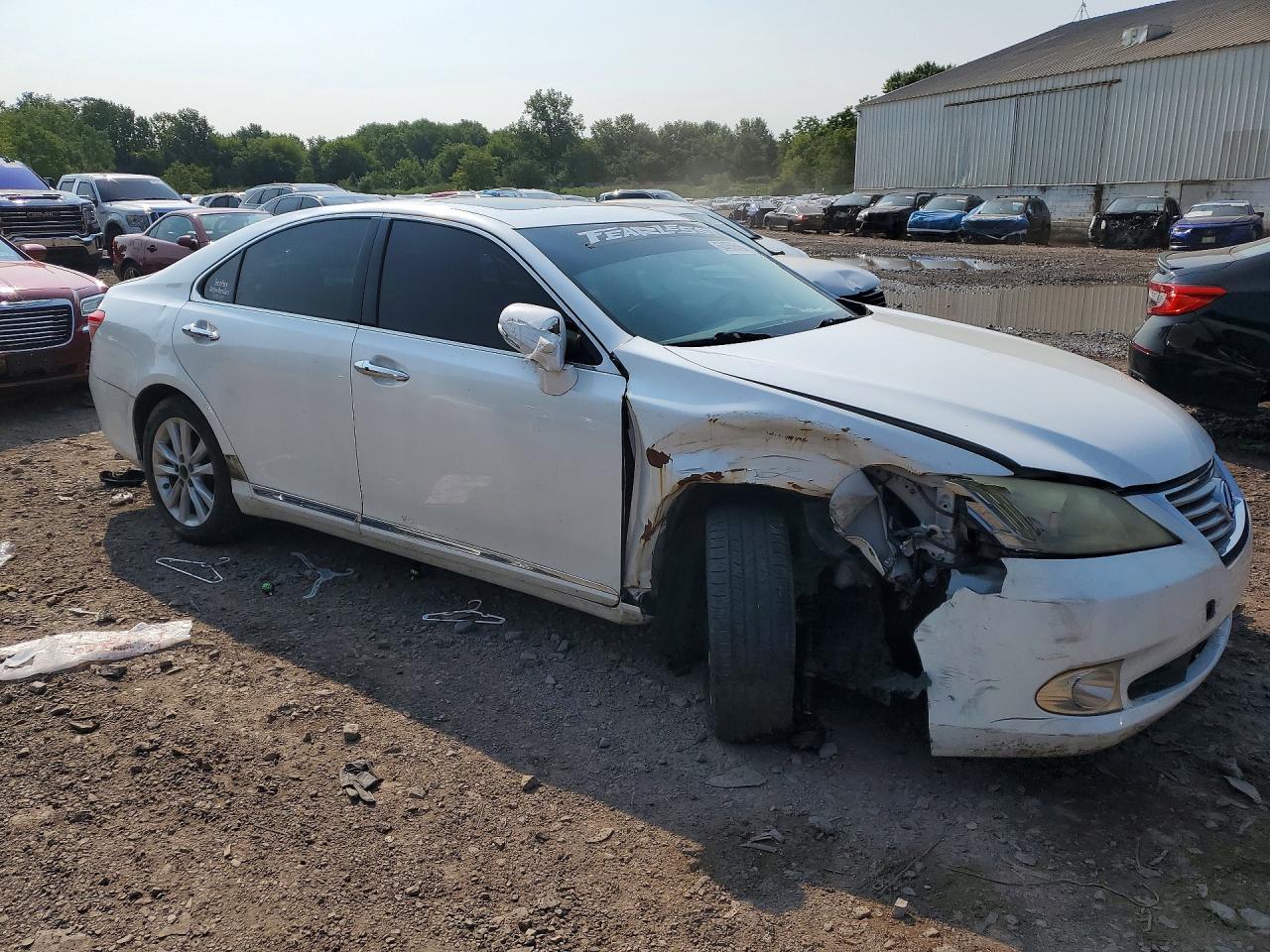 2010 Lexus Es 350 White vin: JTHBK1EG6A2413821