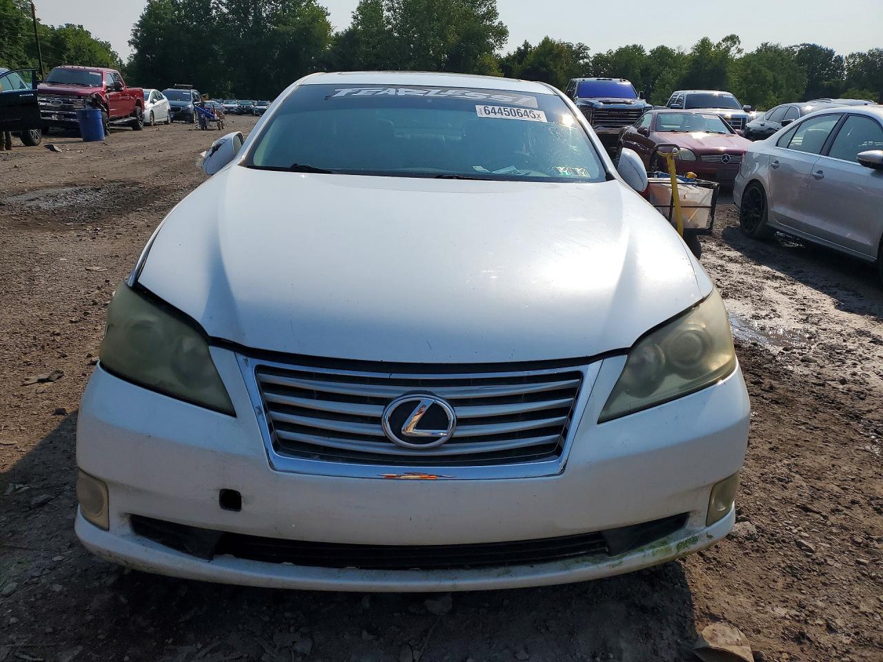 2010 Lexus Es 350 White vin: JTHBK1EG6A2413821