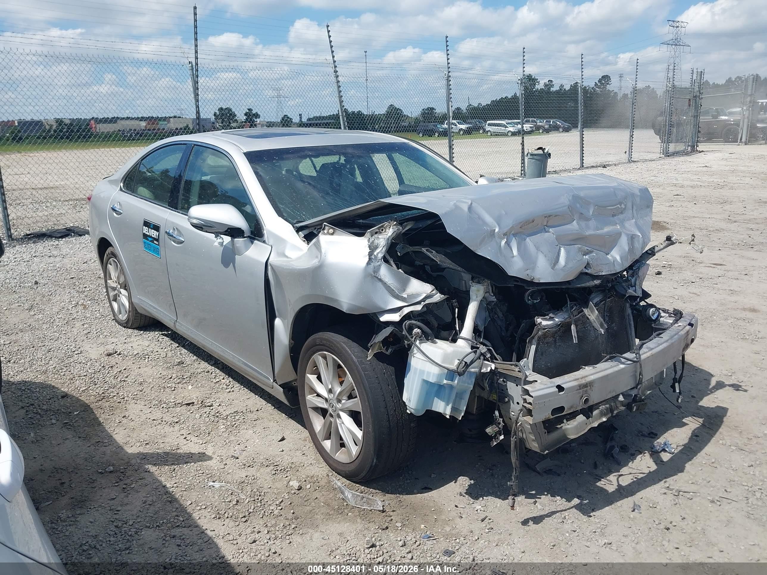 2011 Lexus Es 350   Серебряный vin: JTHBK1EG6B2420656