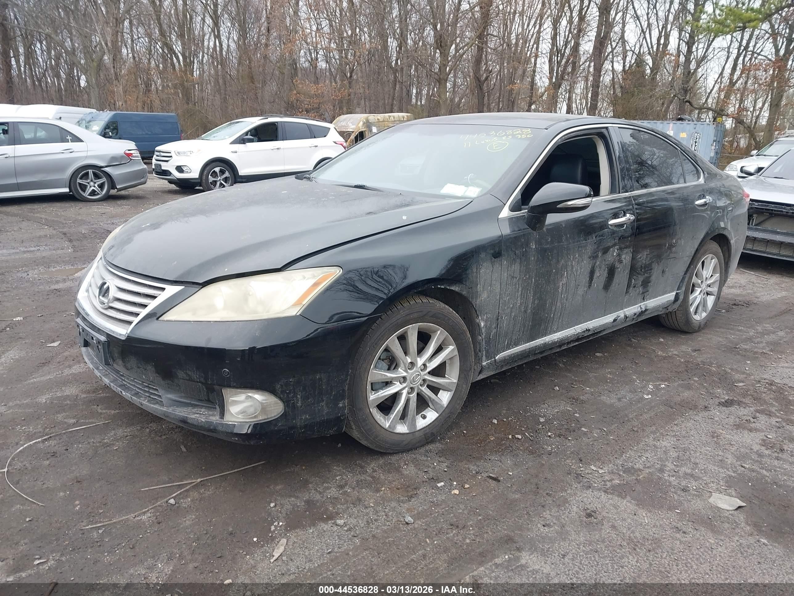 2011 Lexus Es 350   Black vin: JTHBK1EG6B2421547