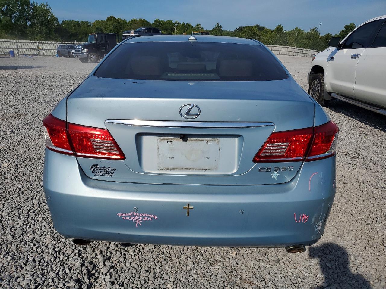 2011 Lexus Es 350 Blue vin: JTHBK1EG6B2426764