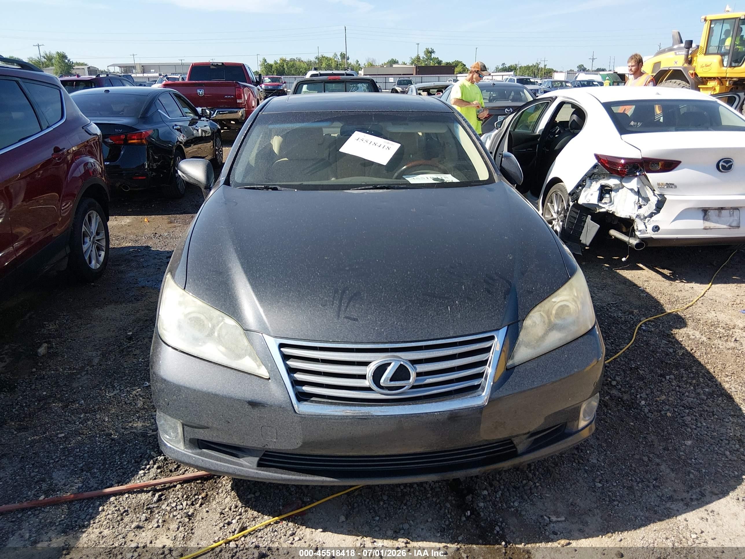 2011 Lexus Es 350   Серый vin: JTHBK1EG6B2426778