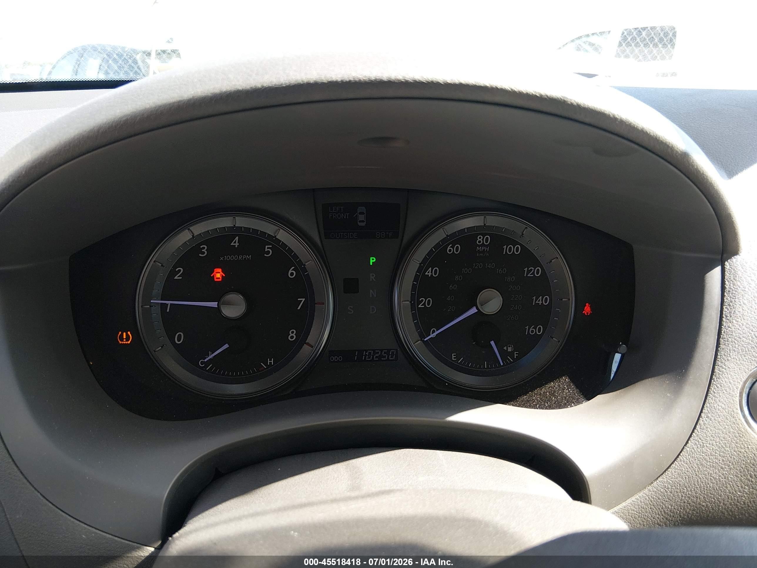 2011 Lexus Es 350   Серый vin: JTHBK1EG6B2426778