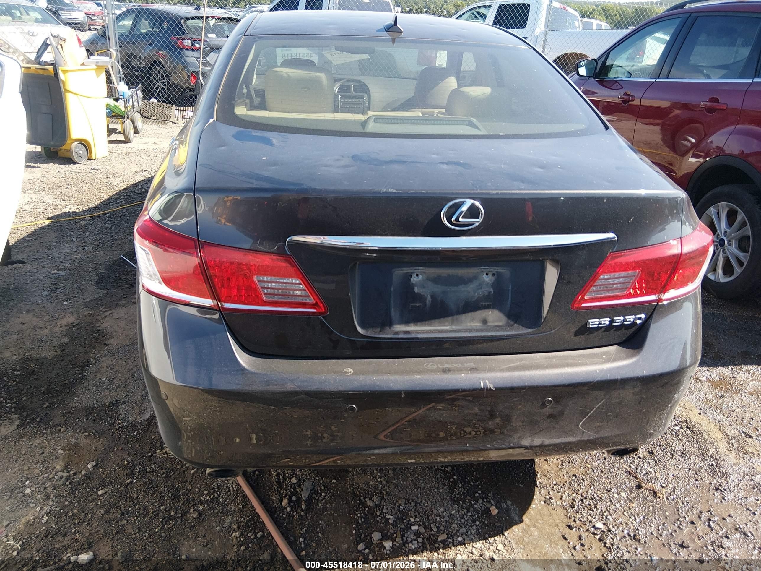 2011 Lexus Es 350   Серый vin: JTHBK1EG6B2426778