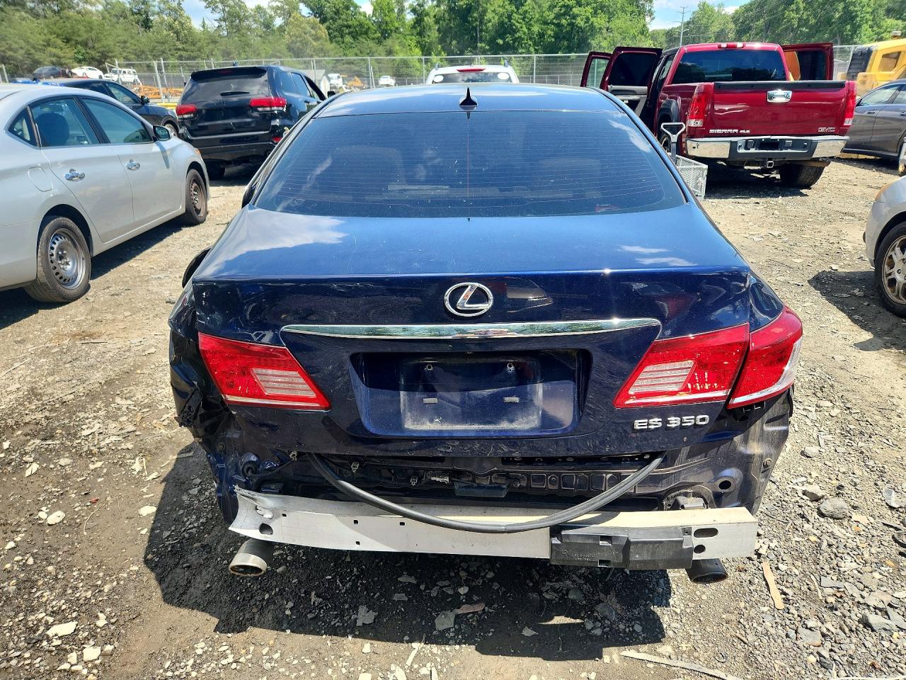 2011 Lexus Es 350 Blue vin: JTHBK1EG6B2427218