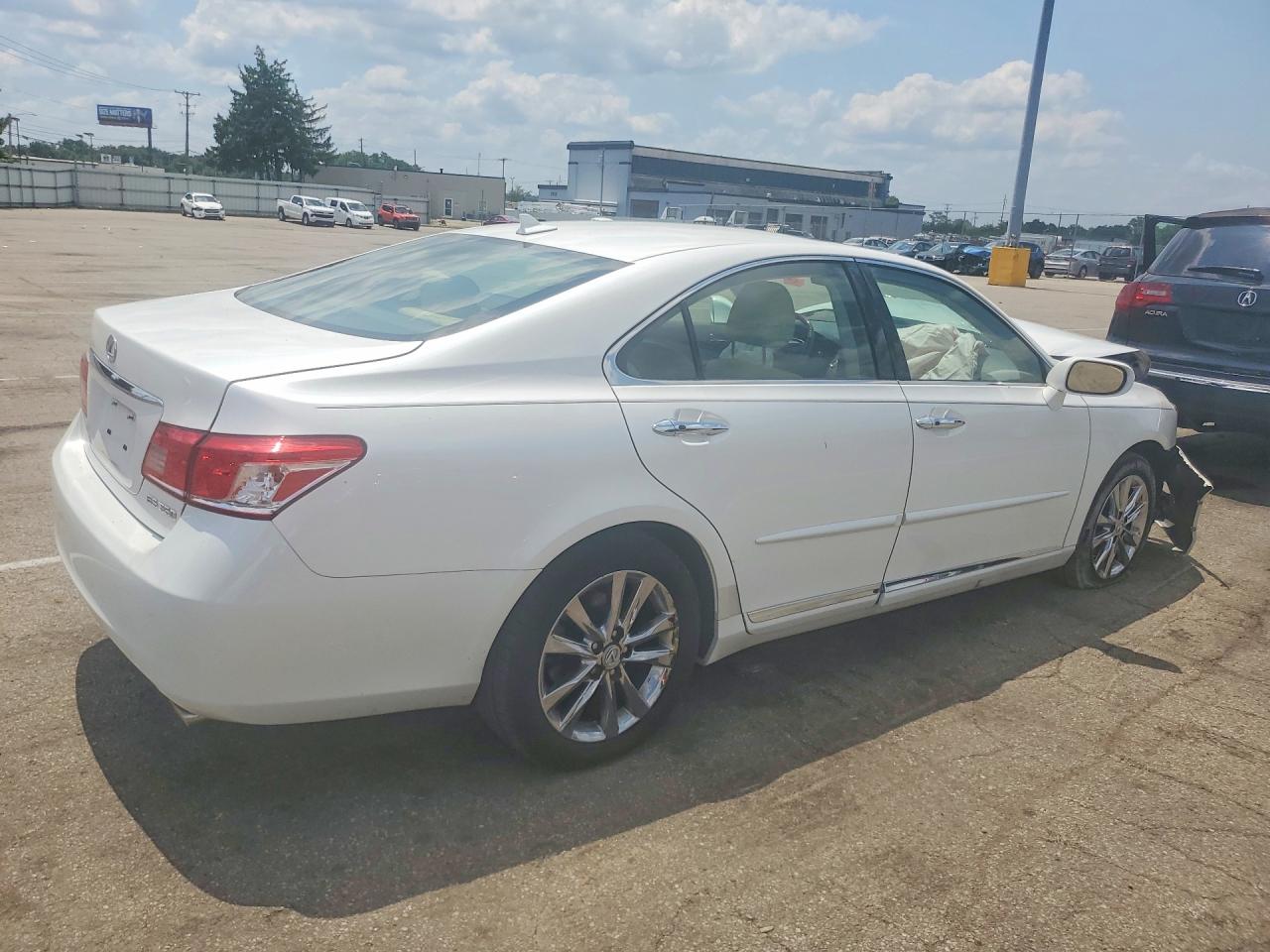 2011 Lexus Es 350 White vin: JTHBK1EG6B2435528