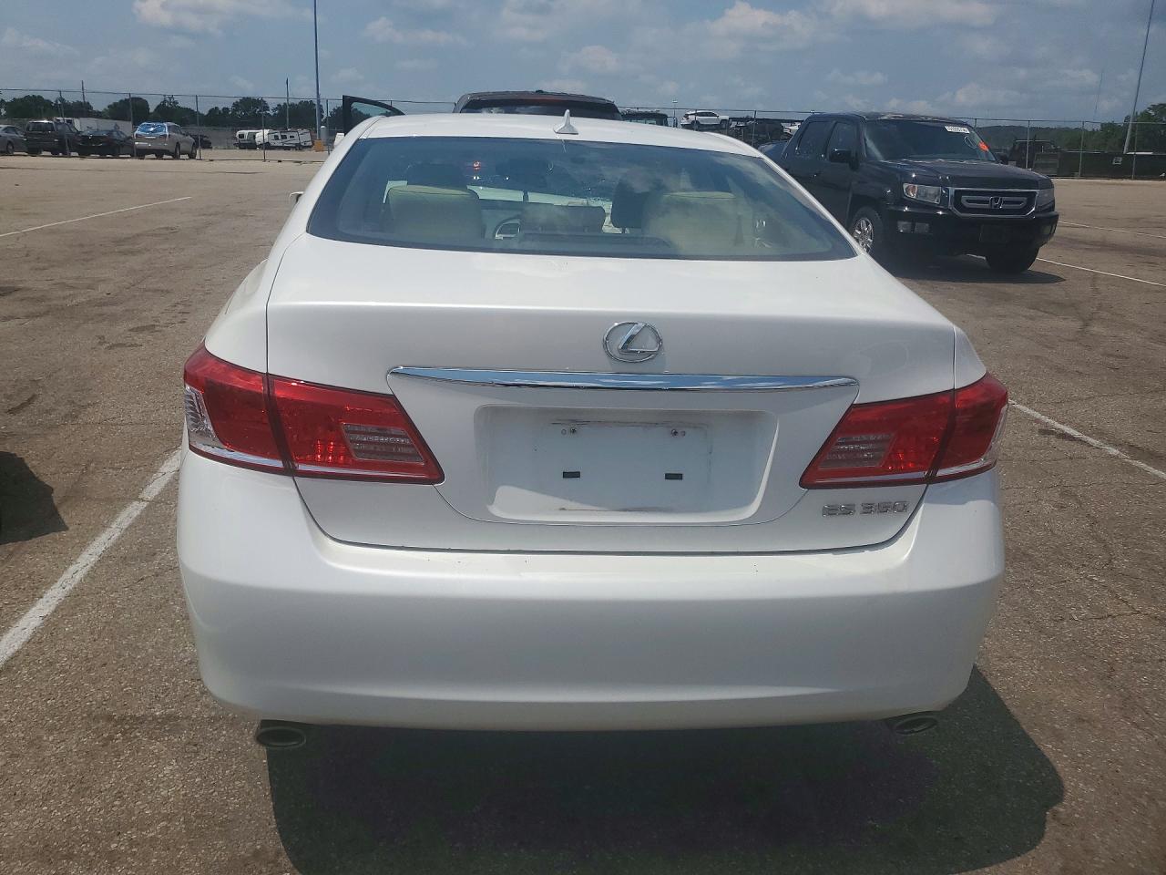 2011 Lexus Es 350 White vin: JTHBK1EG6B2435528