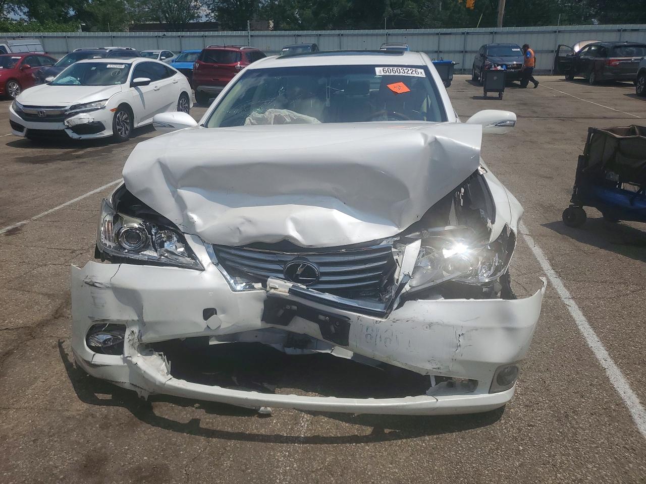2011 Lexus Es 350 White vin: JTHBK1EG6B2435528