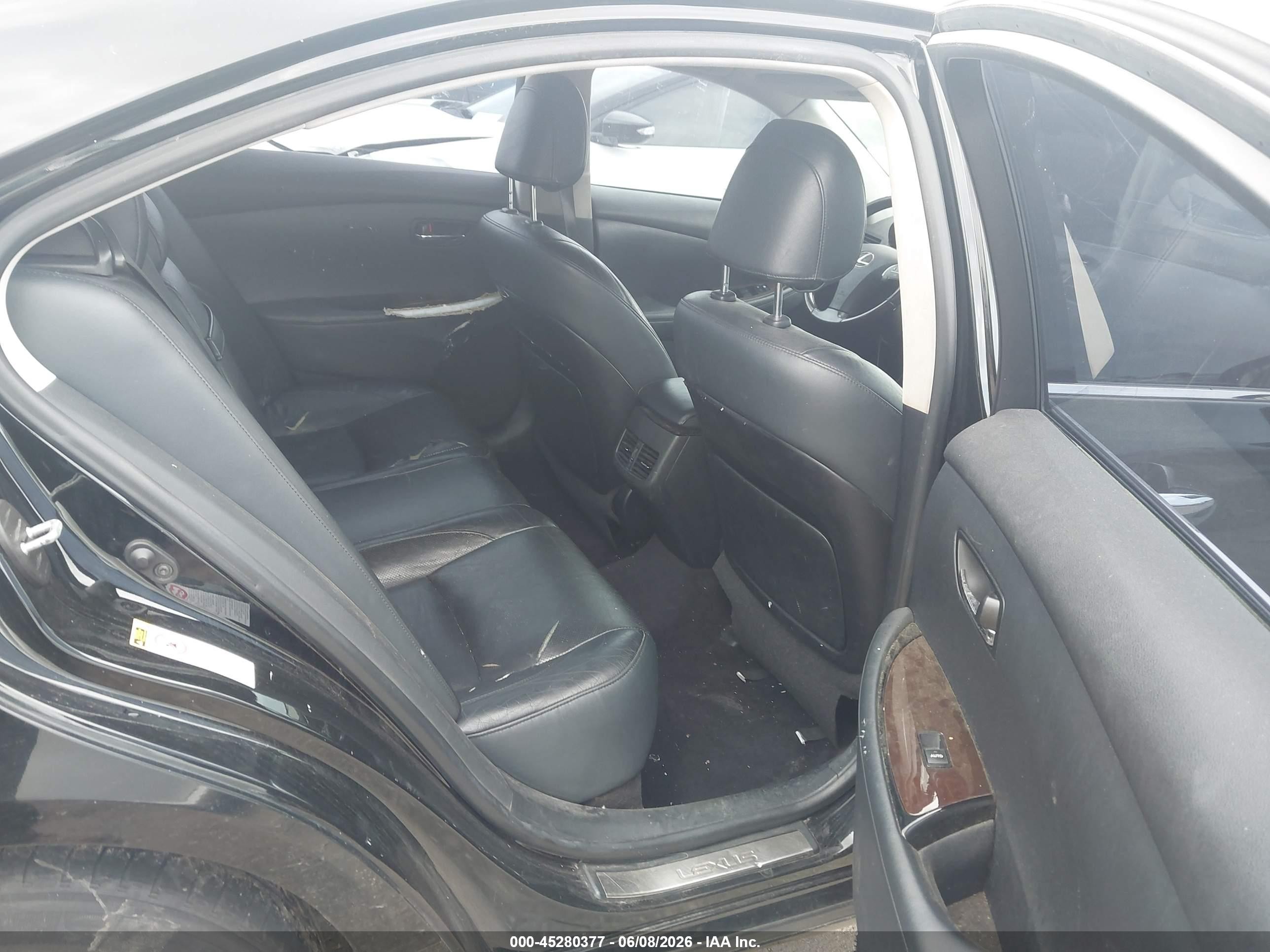 2011 Lexus Es 350   Black vin: JTHBK1EG6B2437120