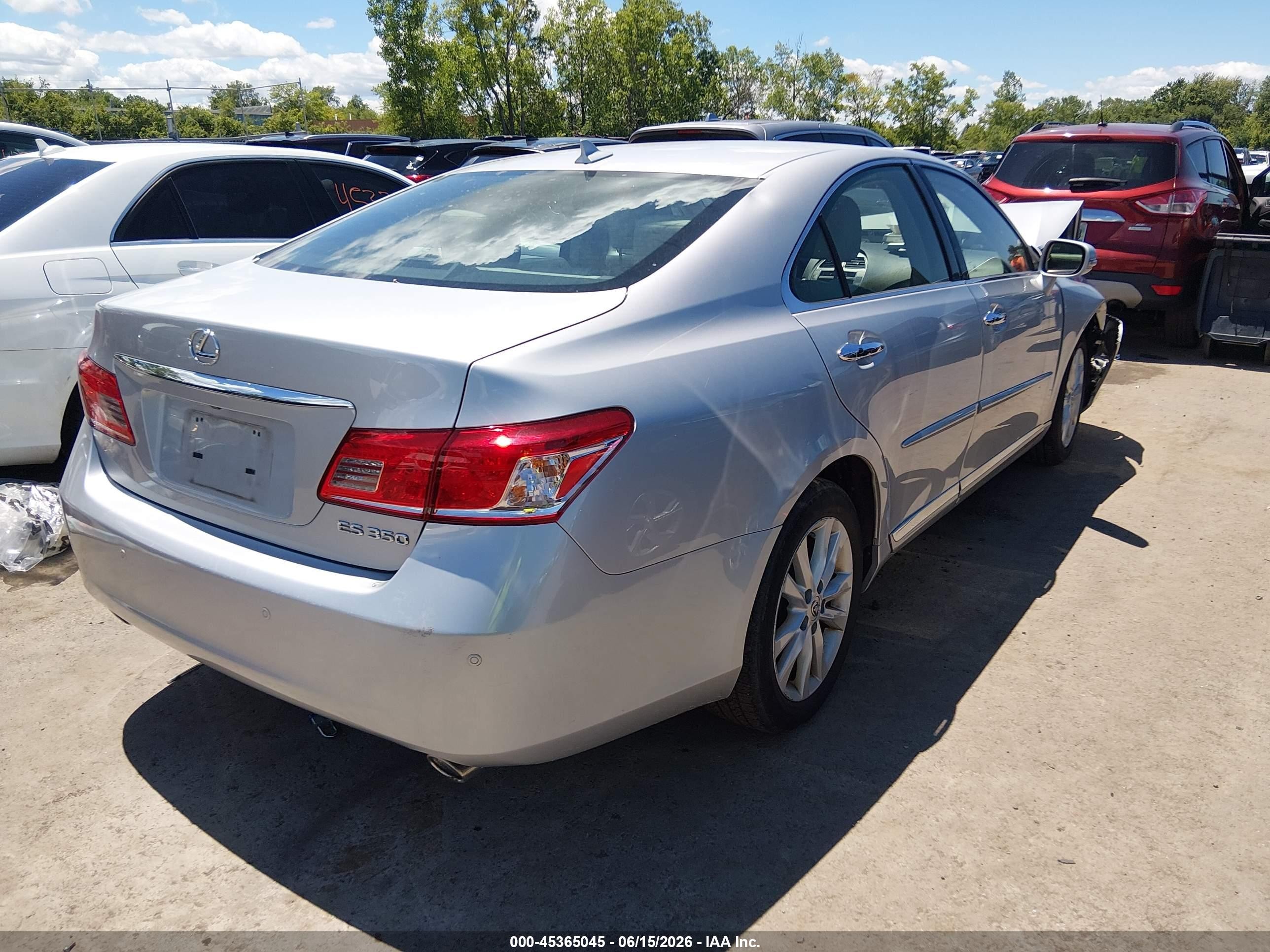 2011 Lexus Es 350   Silver vin: JTHBK1EG6B2456198