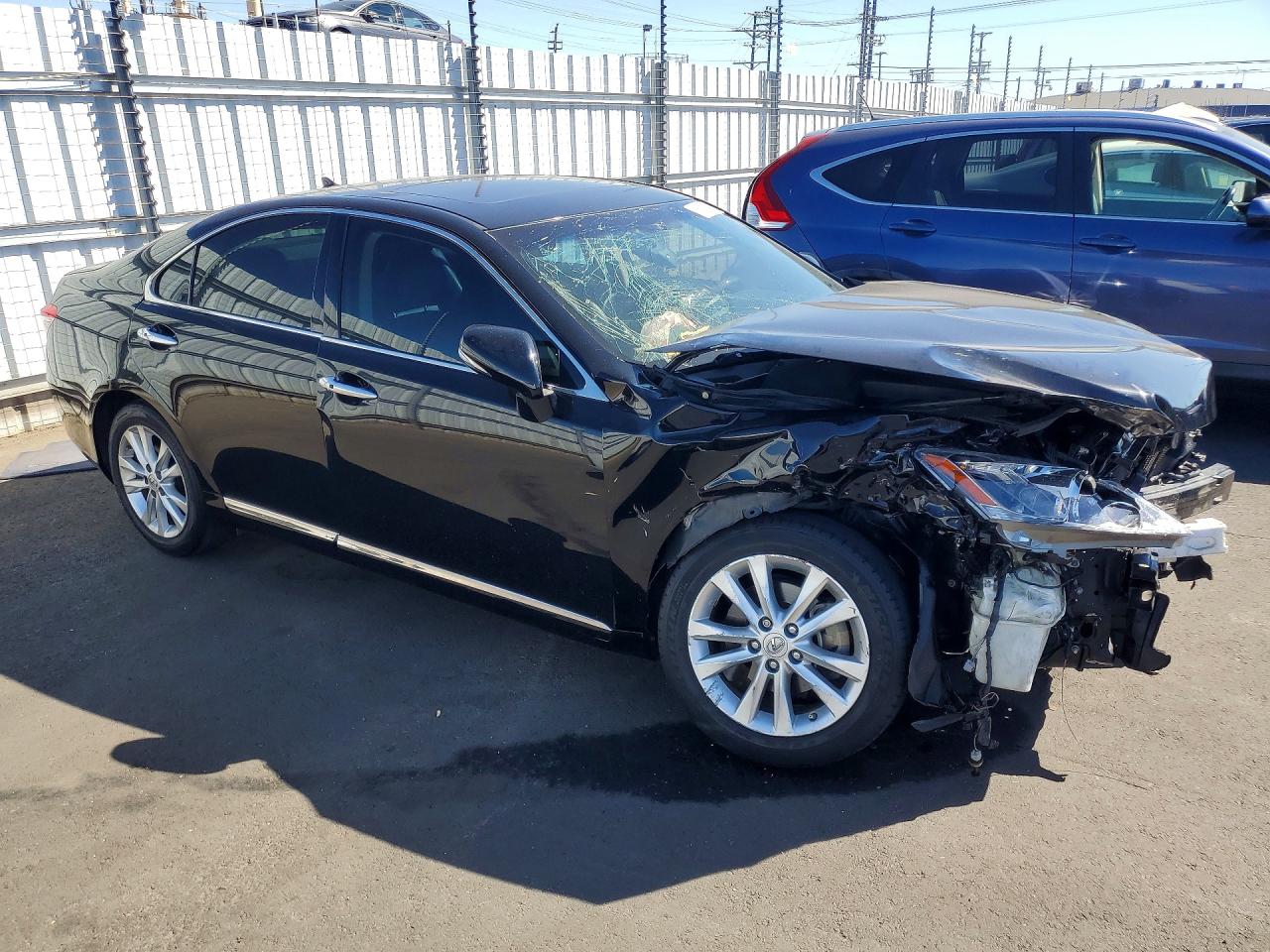 2011 Lexus Es 350 Black vin: JTHBK1EG6B2456380