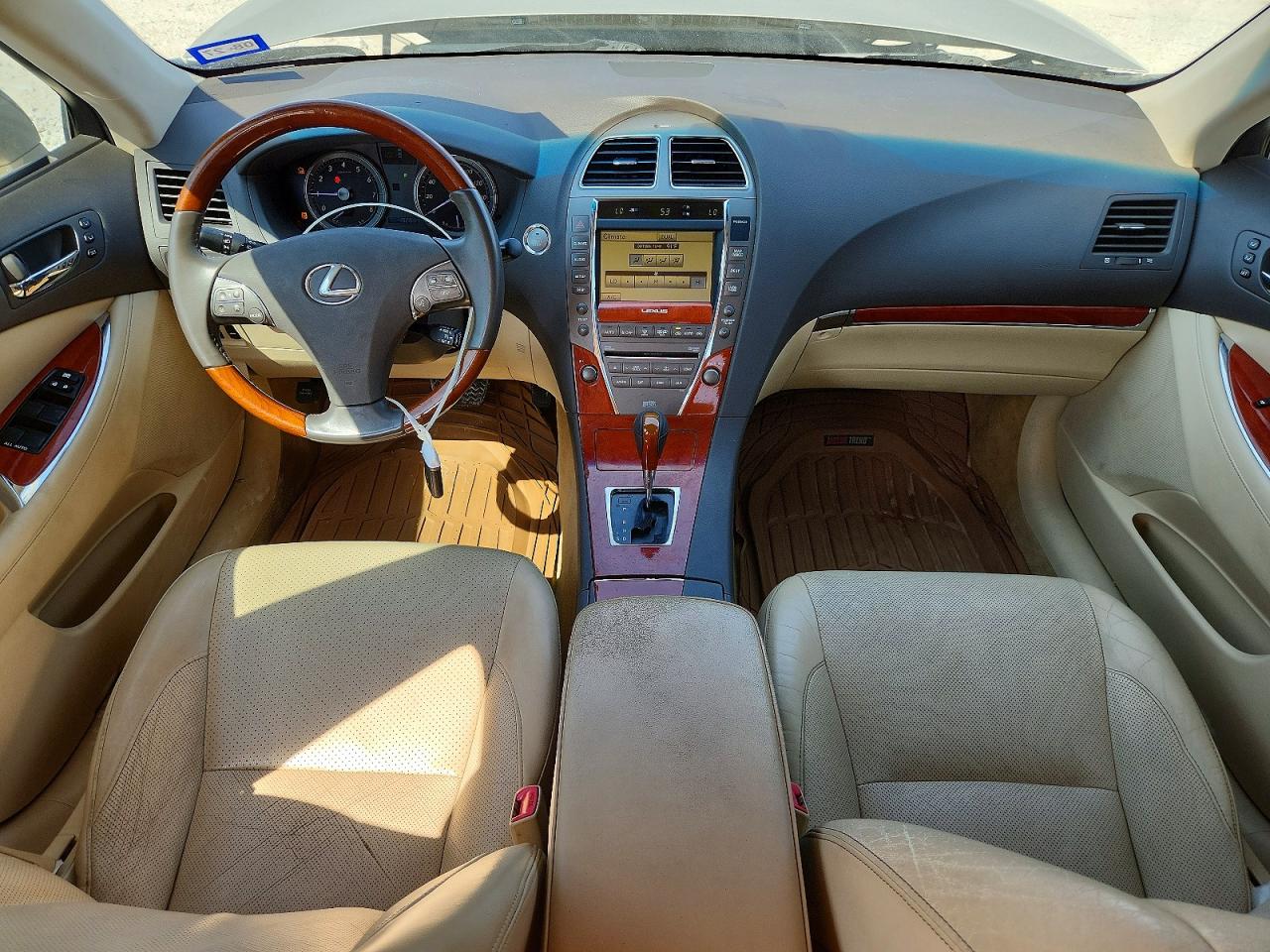 2011 Lexus Es 350 Beige vin: JTHBK1EG6B2461210