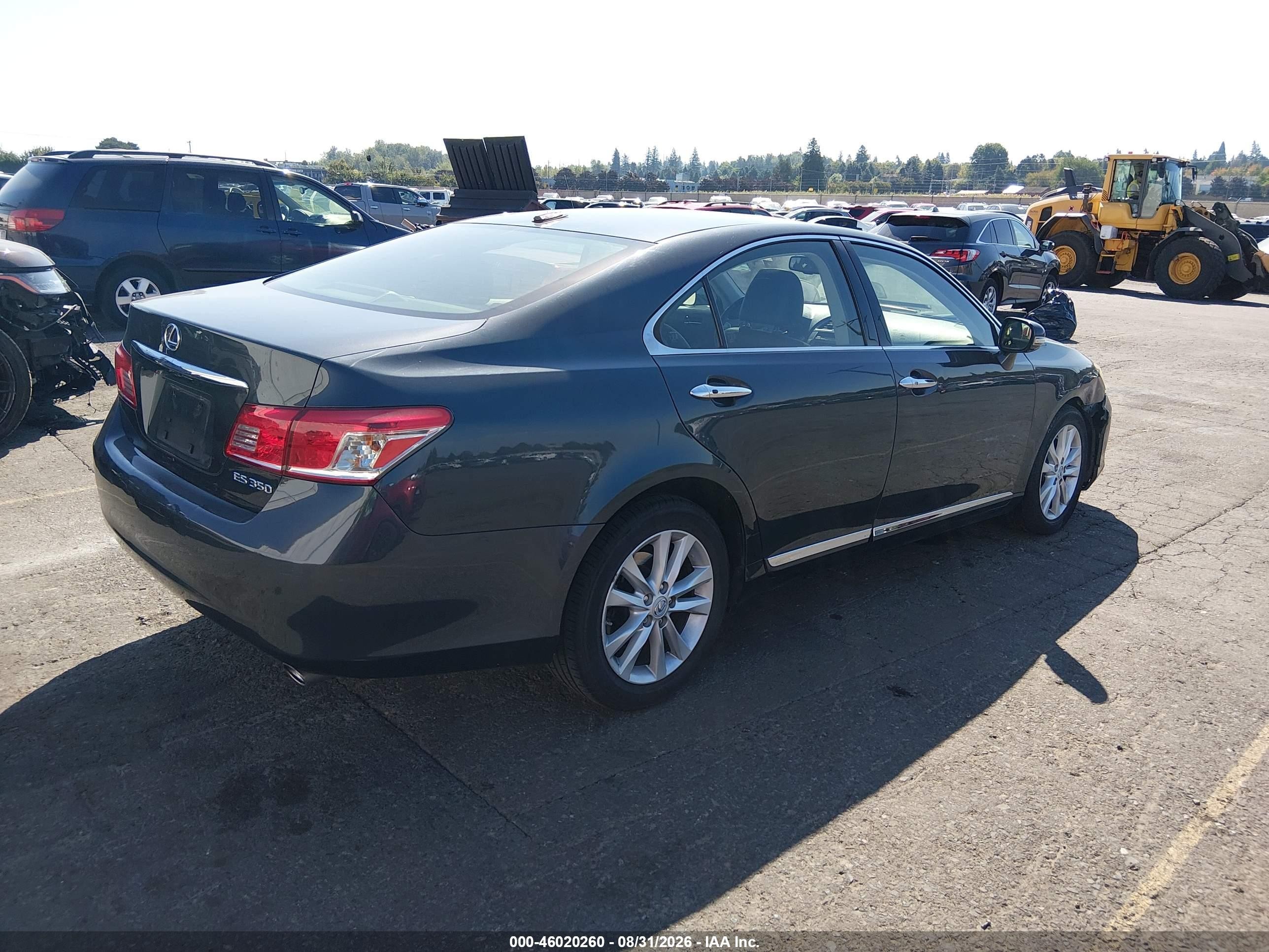 2011 Lexus Es 350   Gray vin: JTHBK1EG6B2462440