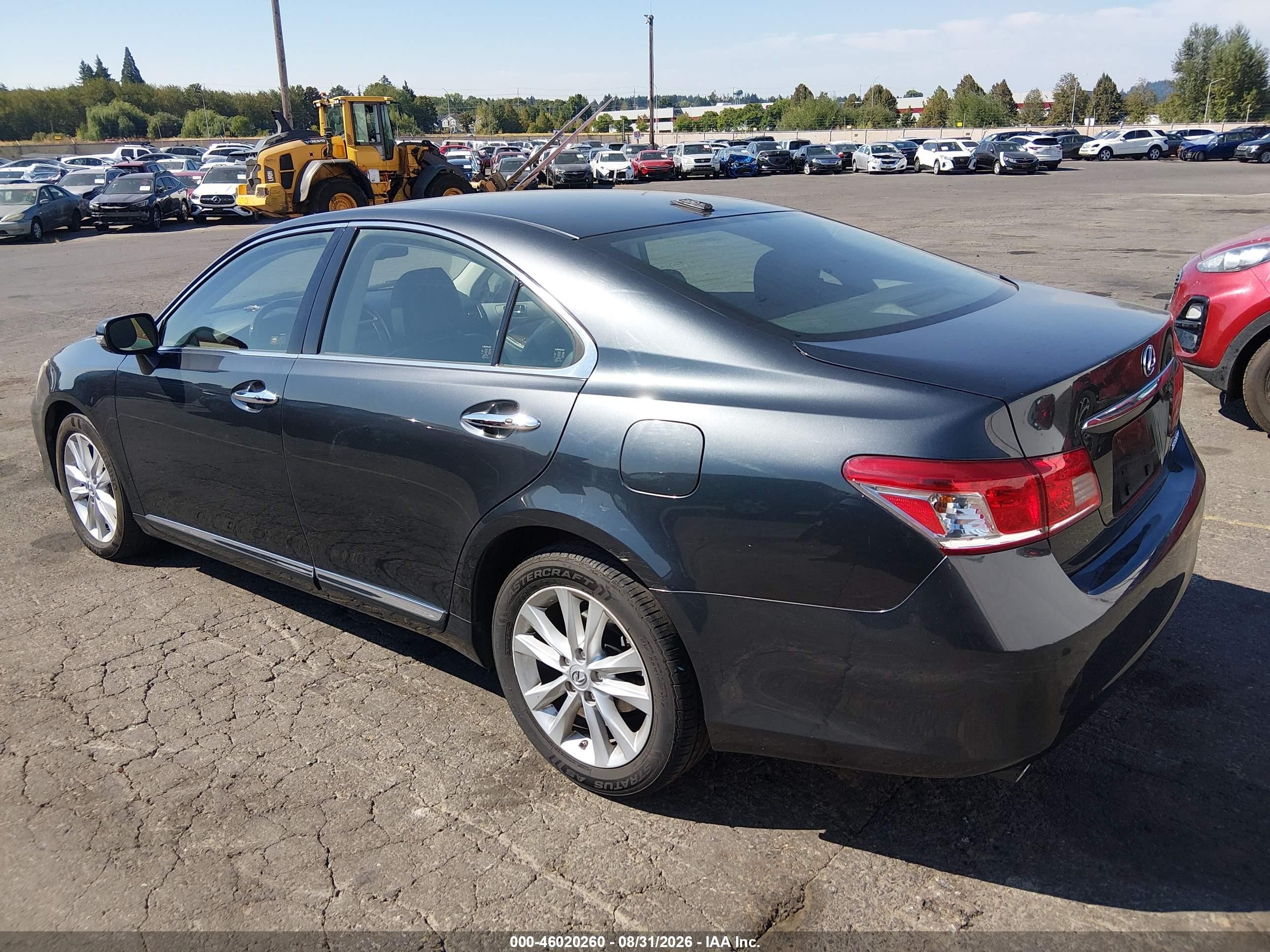 2011 Lexus Es 350   Gray vin: JTHBK1EG6B2462440
