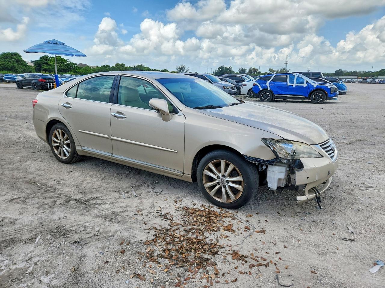 2011 Lexus Es 350 Beige vin: JTHBK1EG6B2464043