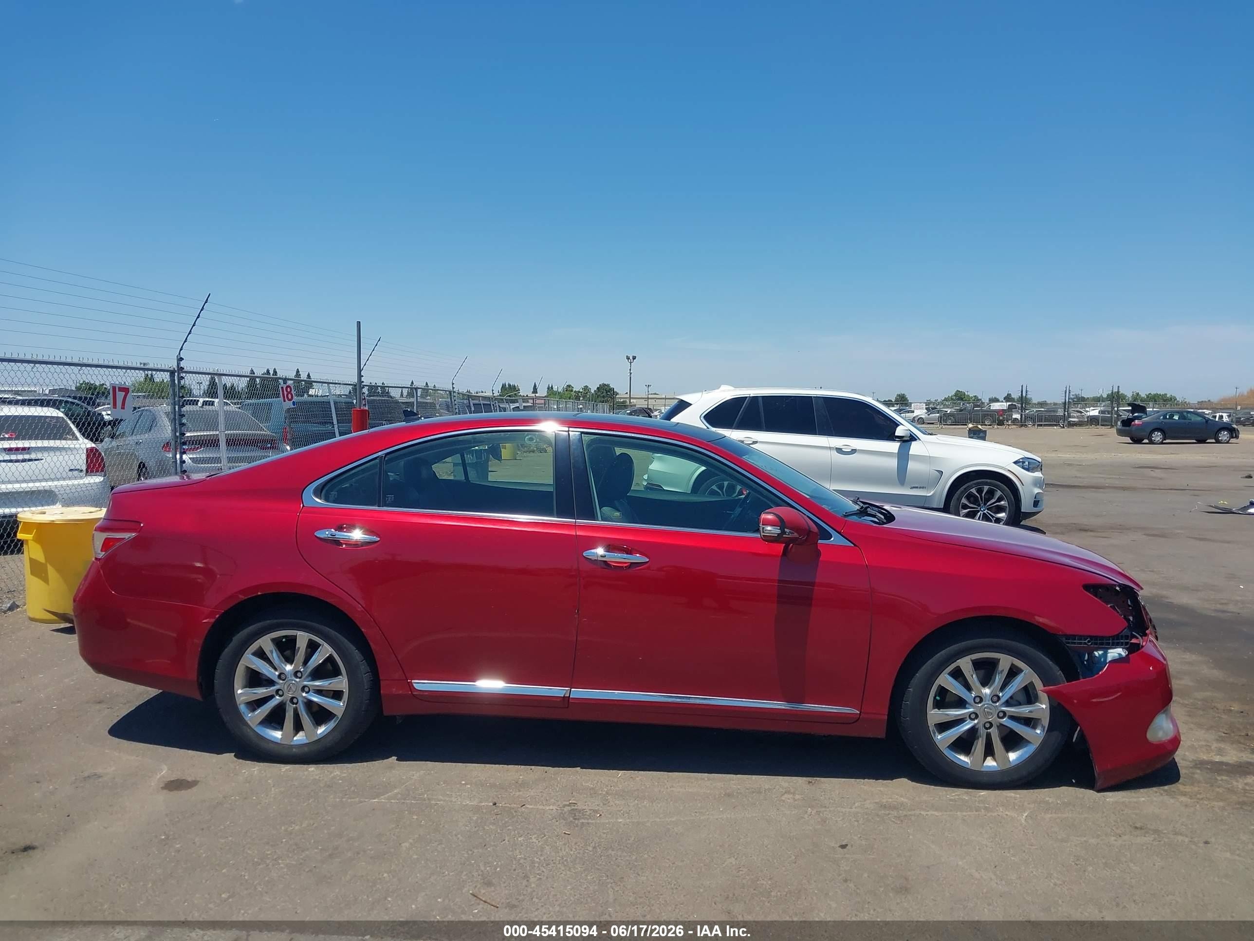 2011 Lexus Es 350   Красный vin: JTHBK1EG6B2469291