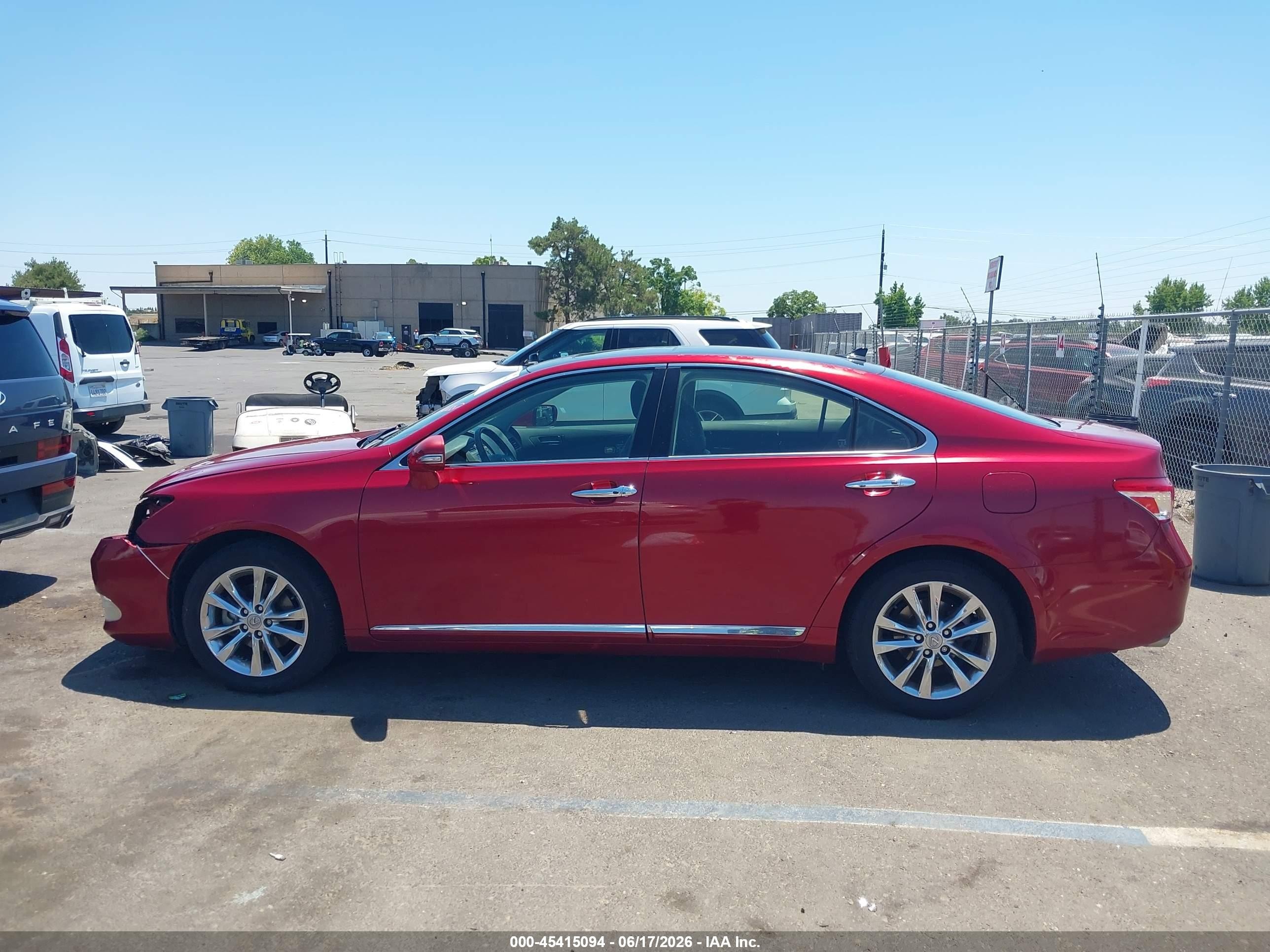 2011 Lexus Es 350   Красный vin: JTHBK1EG6B2469291