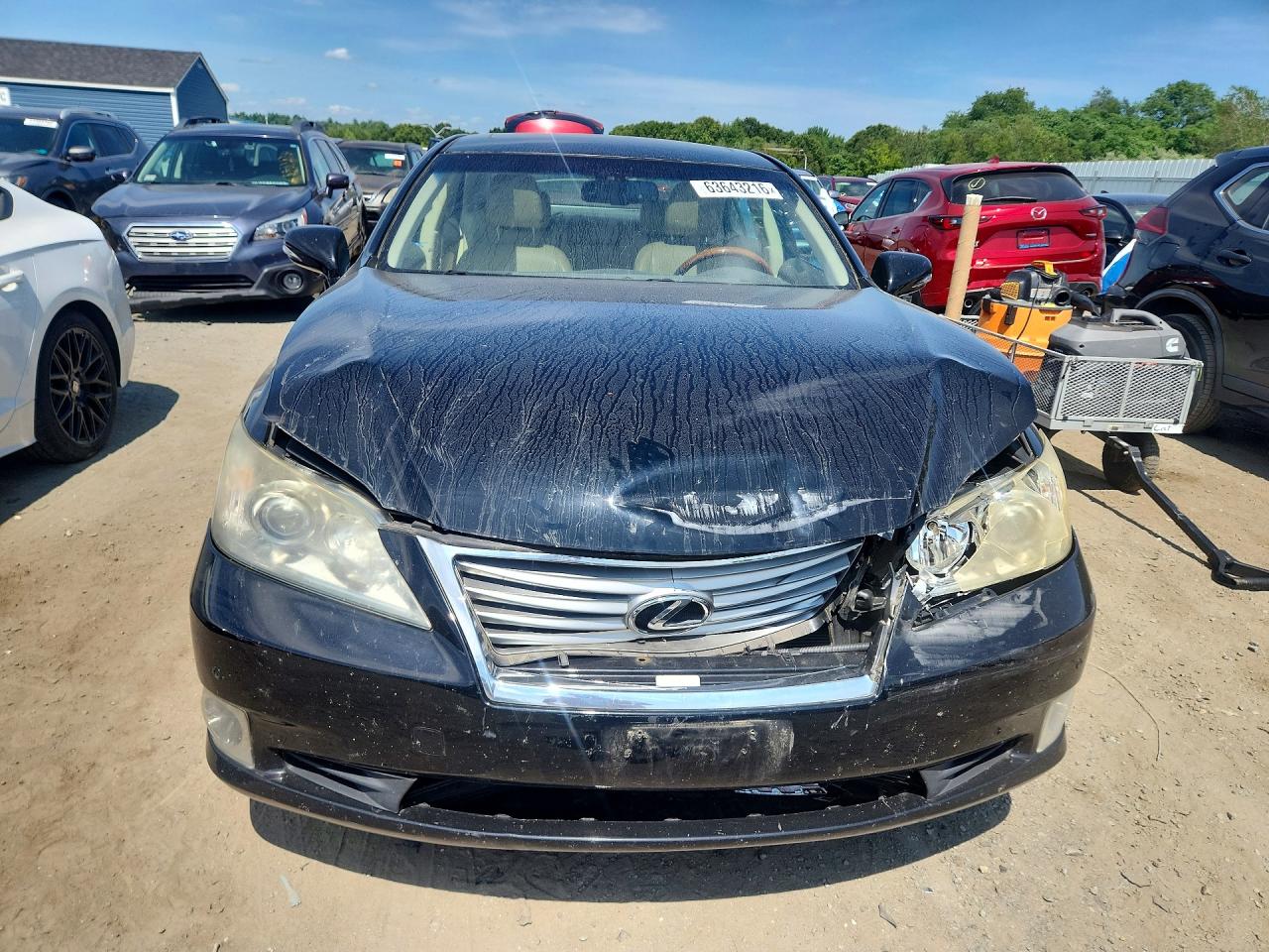 2012 Lexus Es 350 Black vin: JTHBK1EG6C2474475