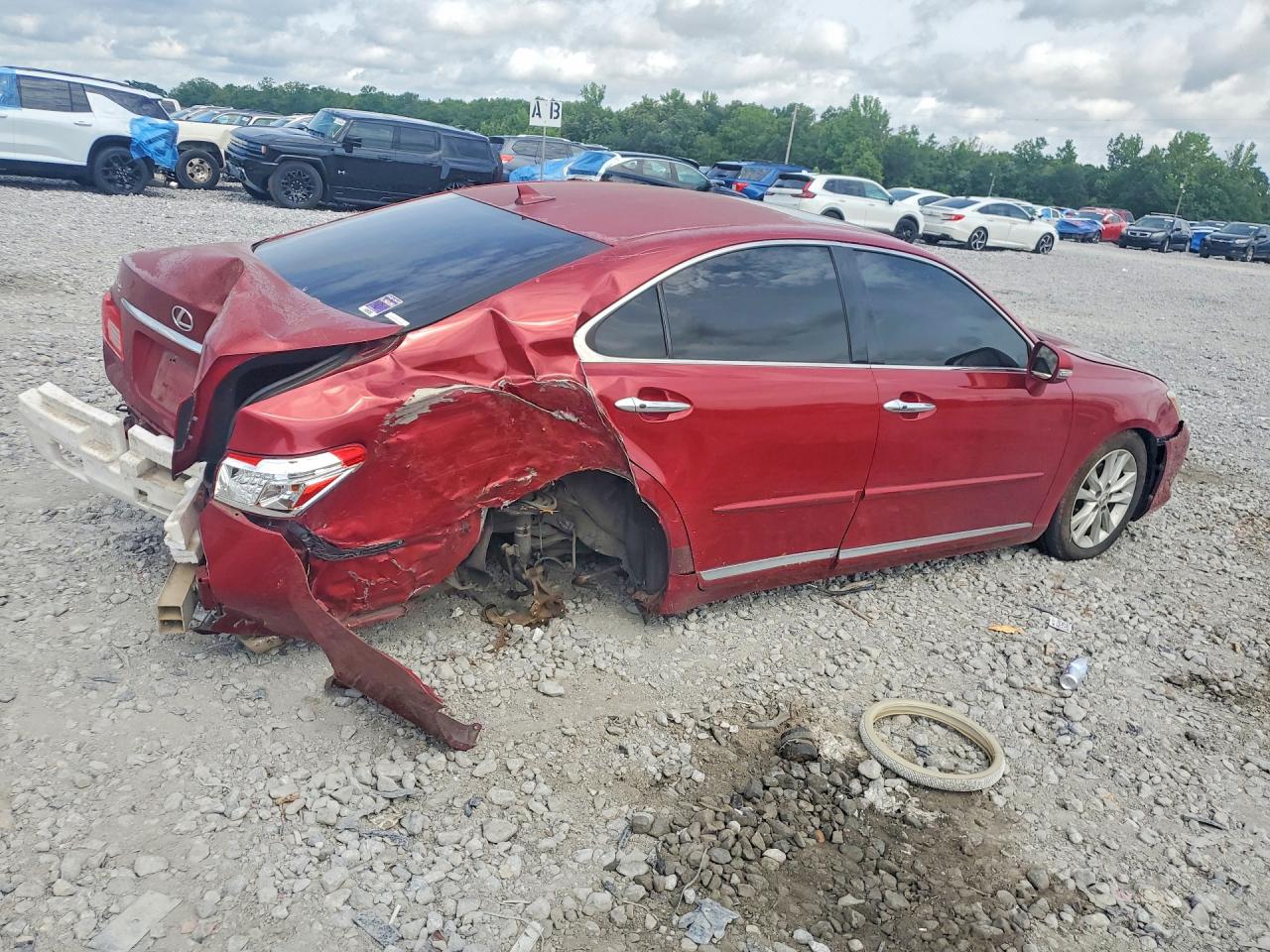 2012 Lexus Es 350 Burgundy vin: JTHBK1EG6C2477666