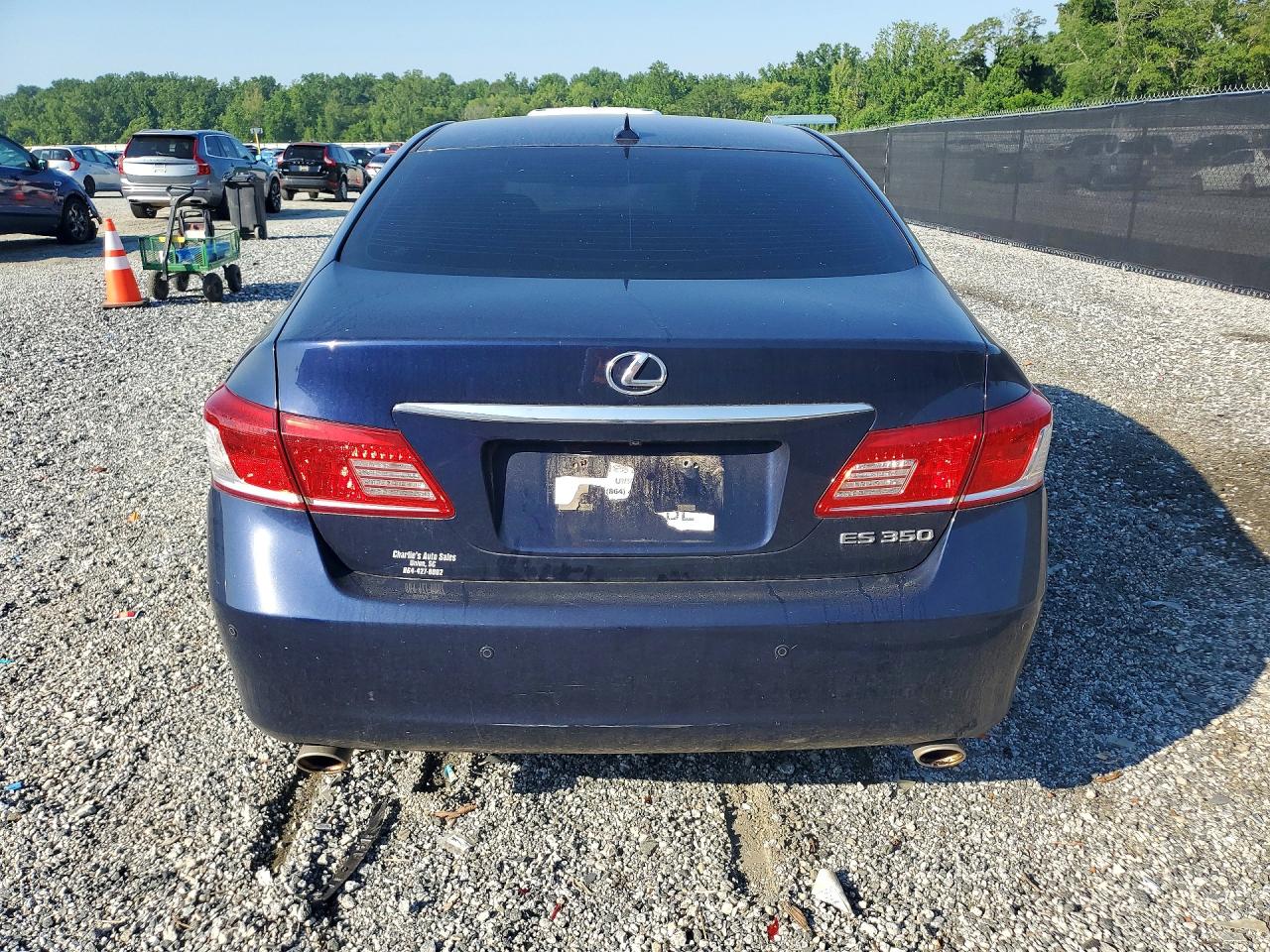 2012 Lexus Es 350 Base Blue vin: JTHBK1EG6C2477974