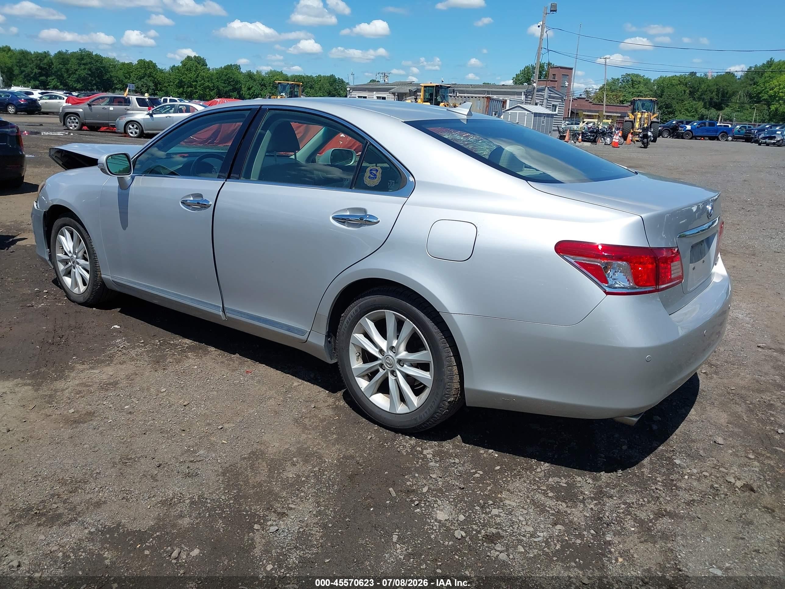 2012 Lexus Es 350   Silver vin: JTHBK1EG6C2478865