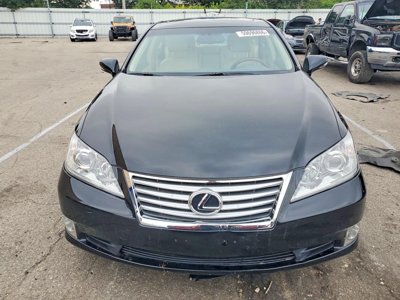 2012 Lexus Es 350 Черный vin: JTHBK1EG6C2479658