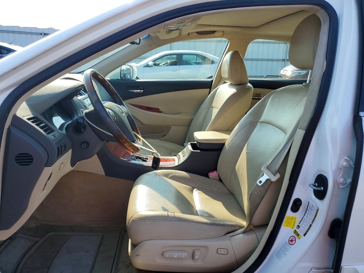 2012 Lexus Es 350 White vin: JTHBK1EG6C2483614